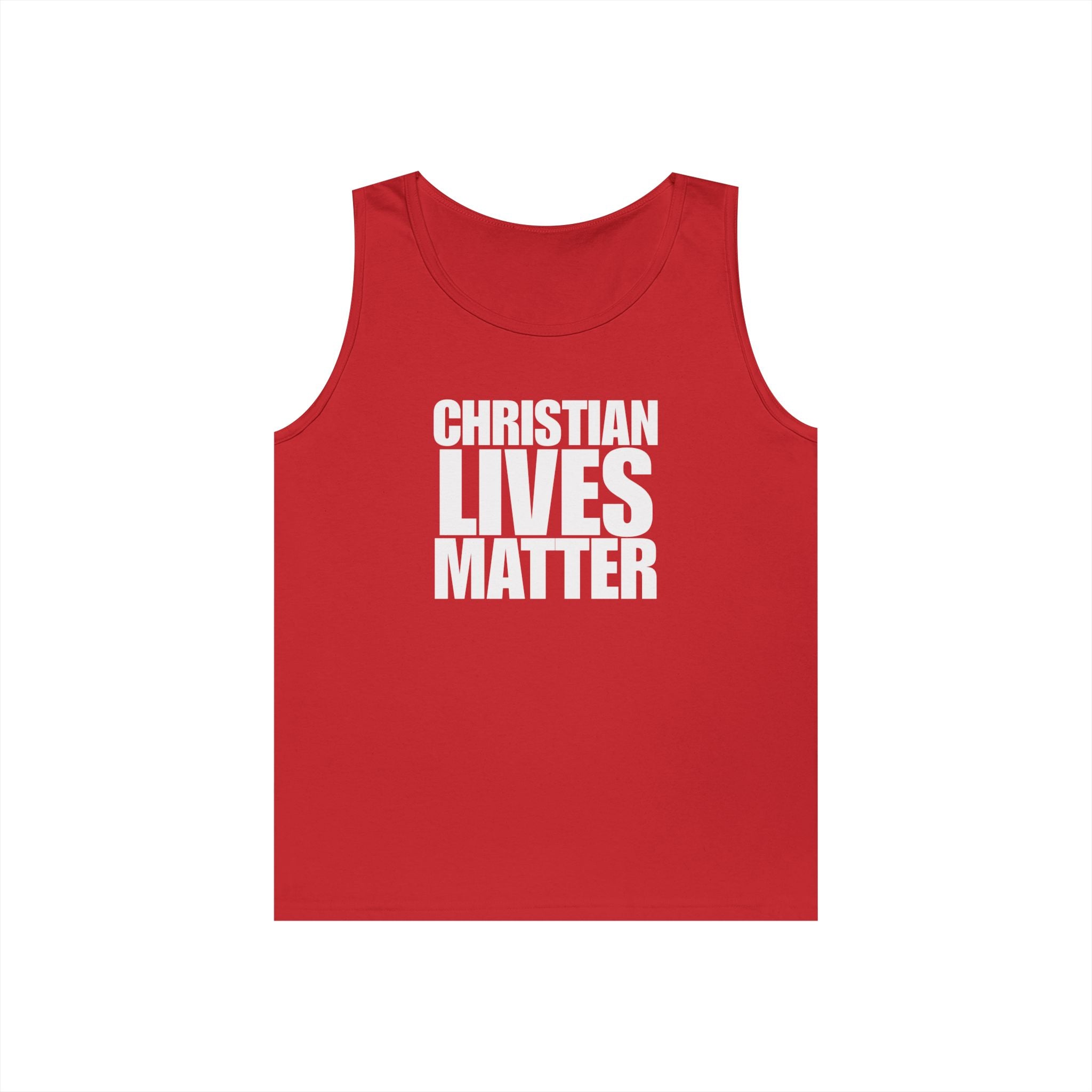Christian Lives Matter Heavy Cotton Tank Top
