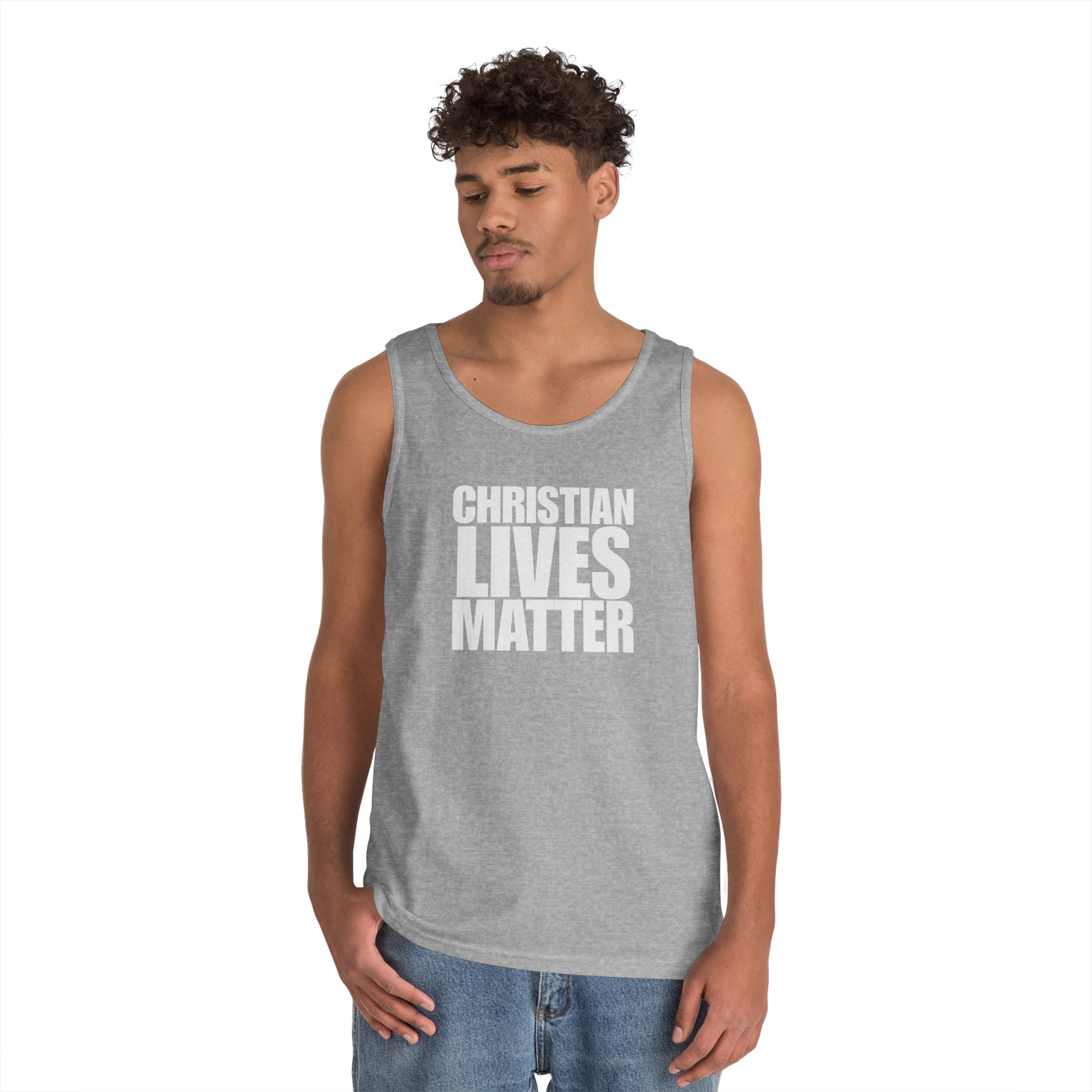 Christian Lives Matter Heavy Cotton Tank Top