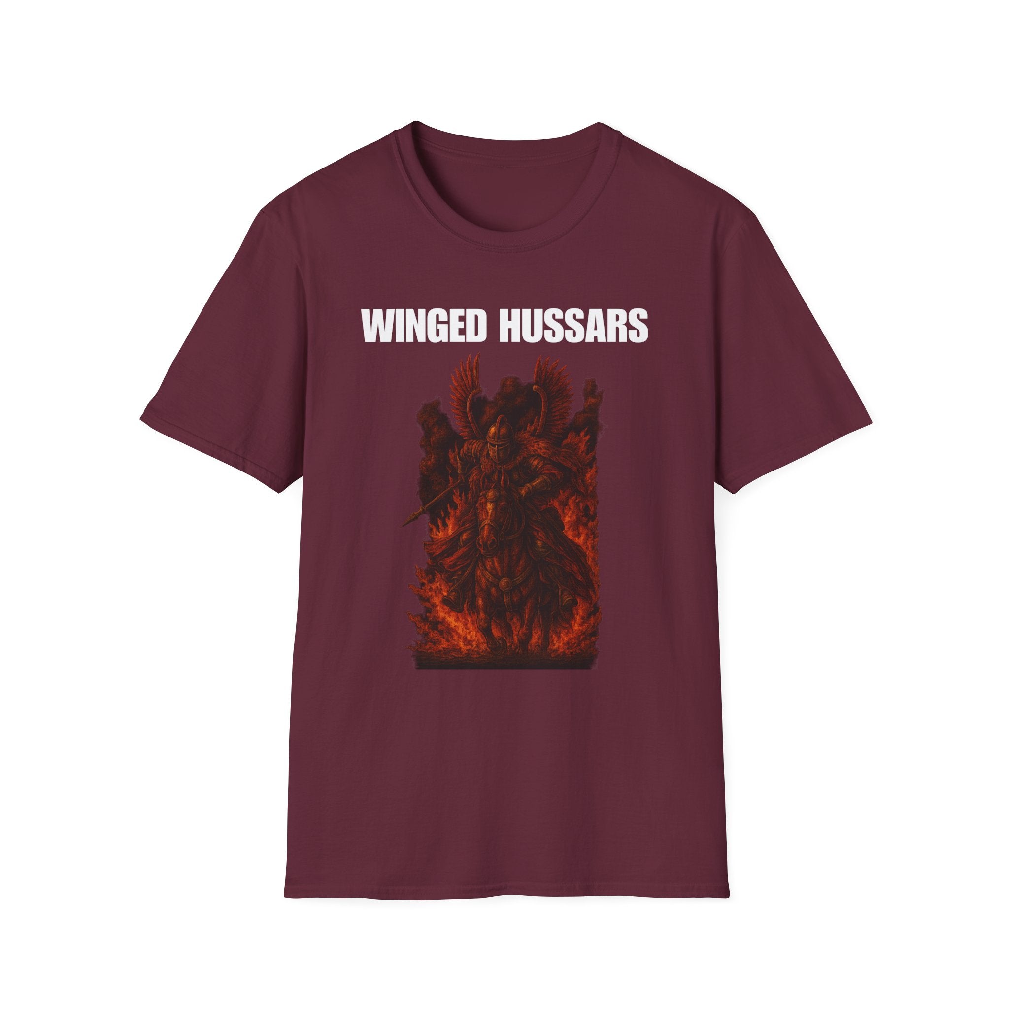 Winged Hussars Fiery Softstyle Cotton Shirt T-Shirt
