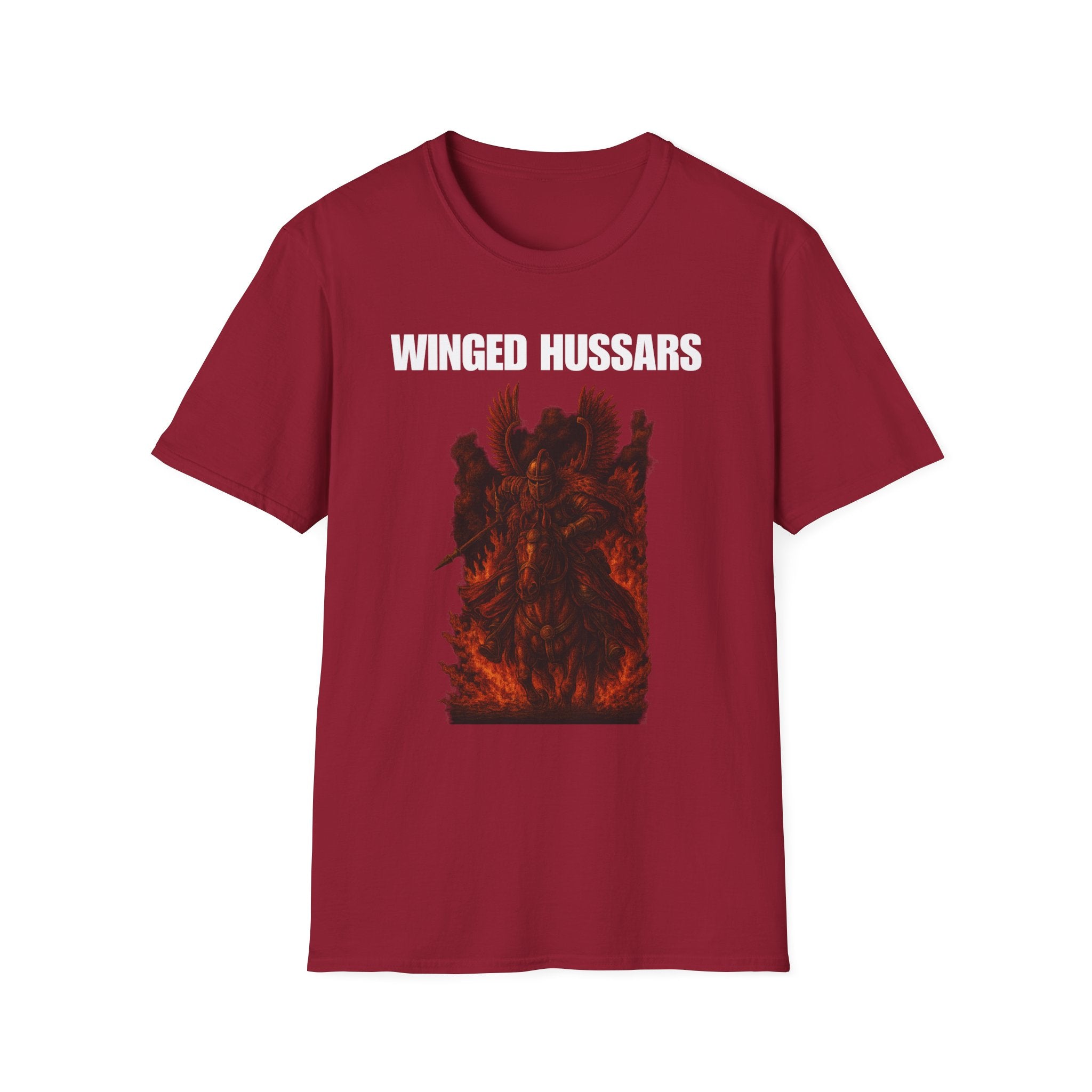 Winged Hussars Fiery Softstyle Cotton Shirt T-Shirt