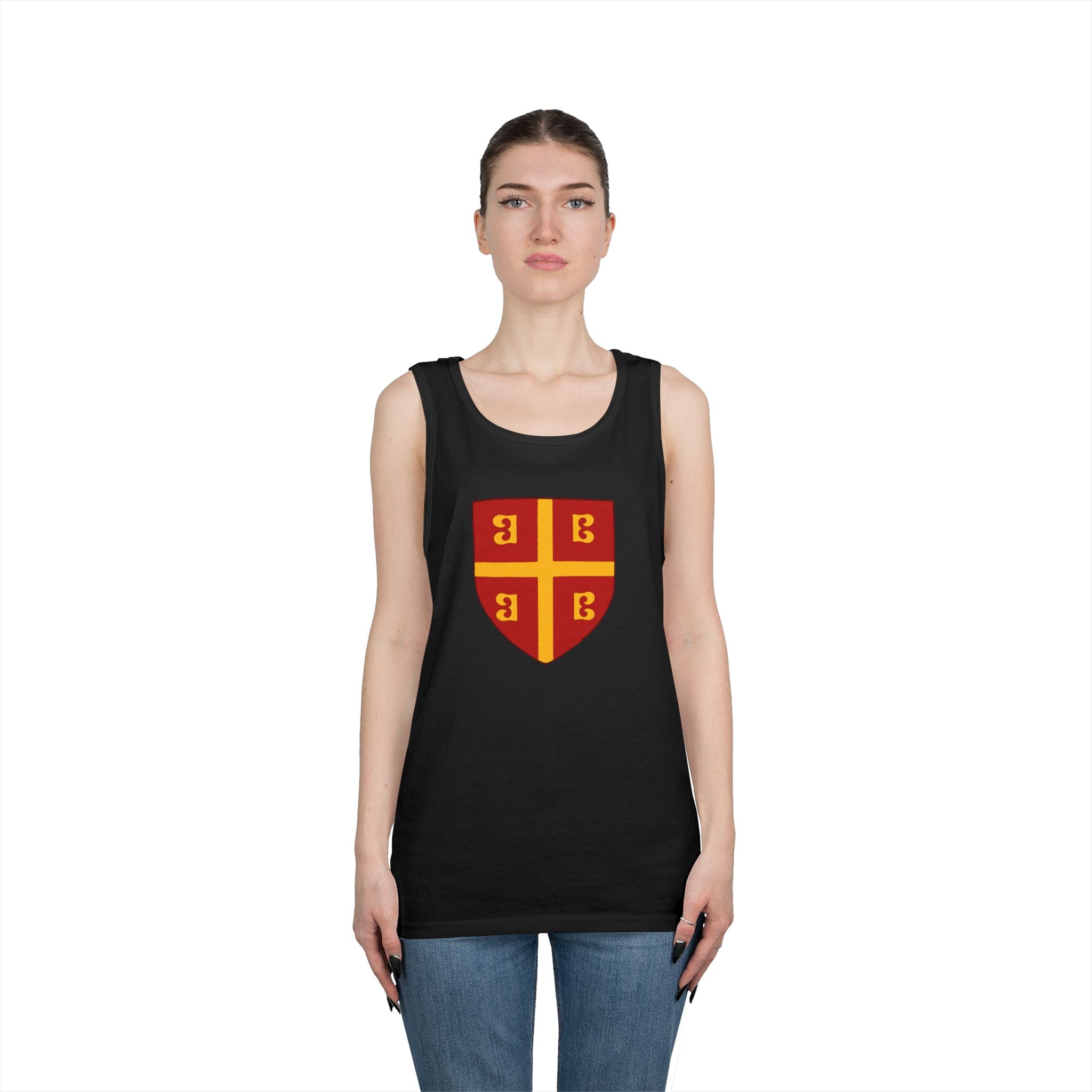 Byzantine Shield Crest Unisex Heavy Cotton Tank Top