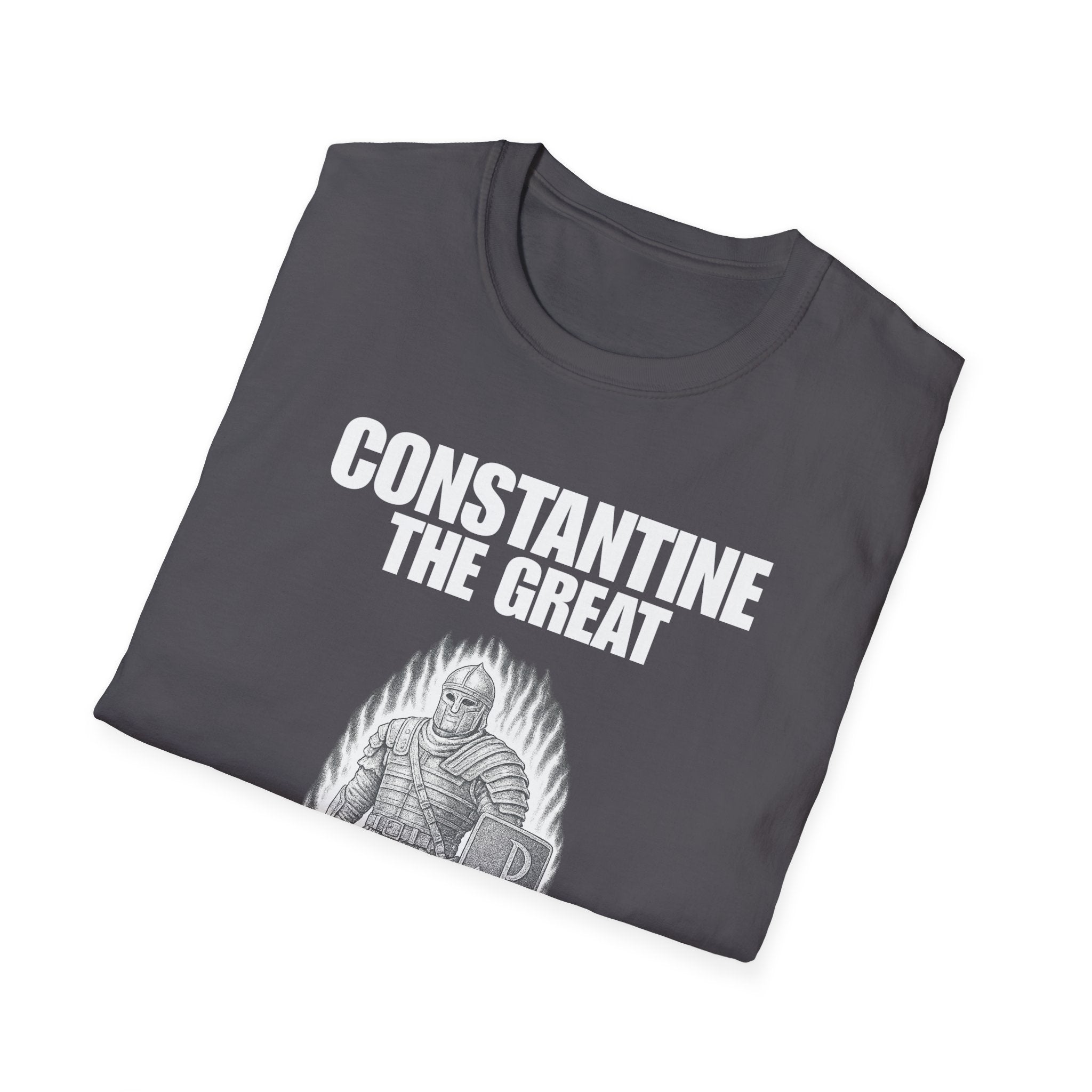 Constantine the Great White Design Unisex Softstyle T-Shirt