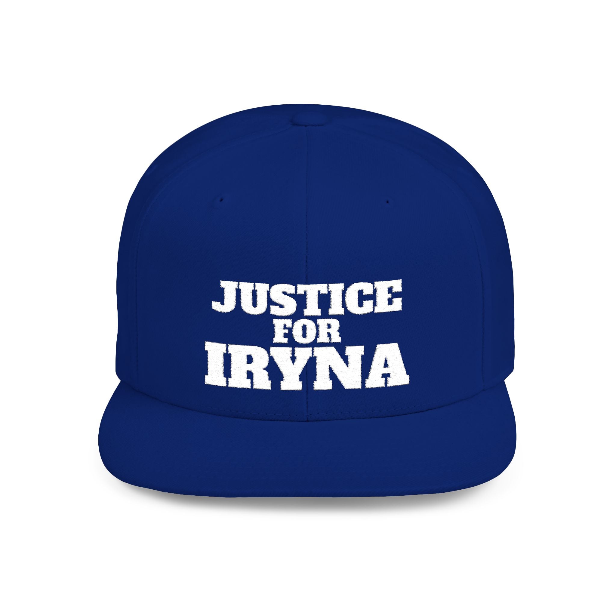 Justice for Iryna Flat Bill Snapback Hat, Statement Cap, Gift for [...]