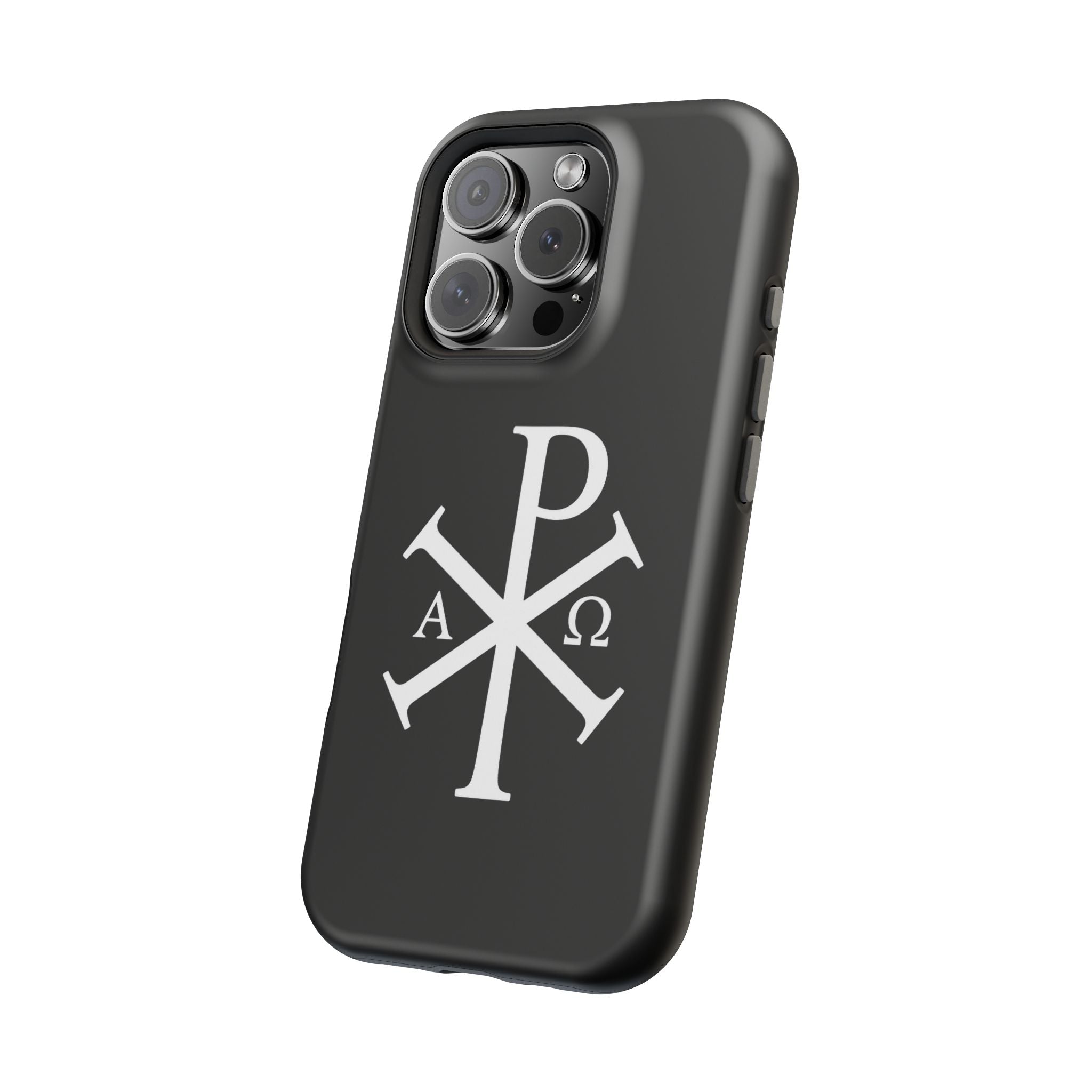 Pi Chi Rho White Design Magnetic Impact-Resistant Cases