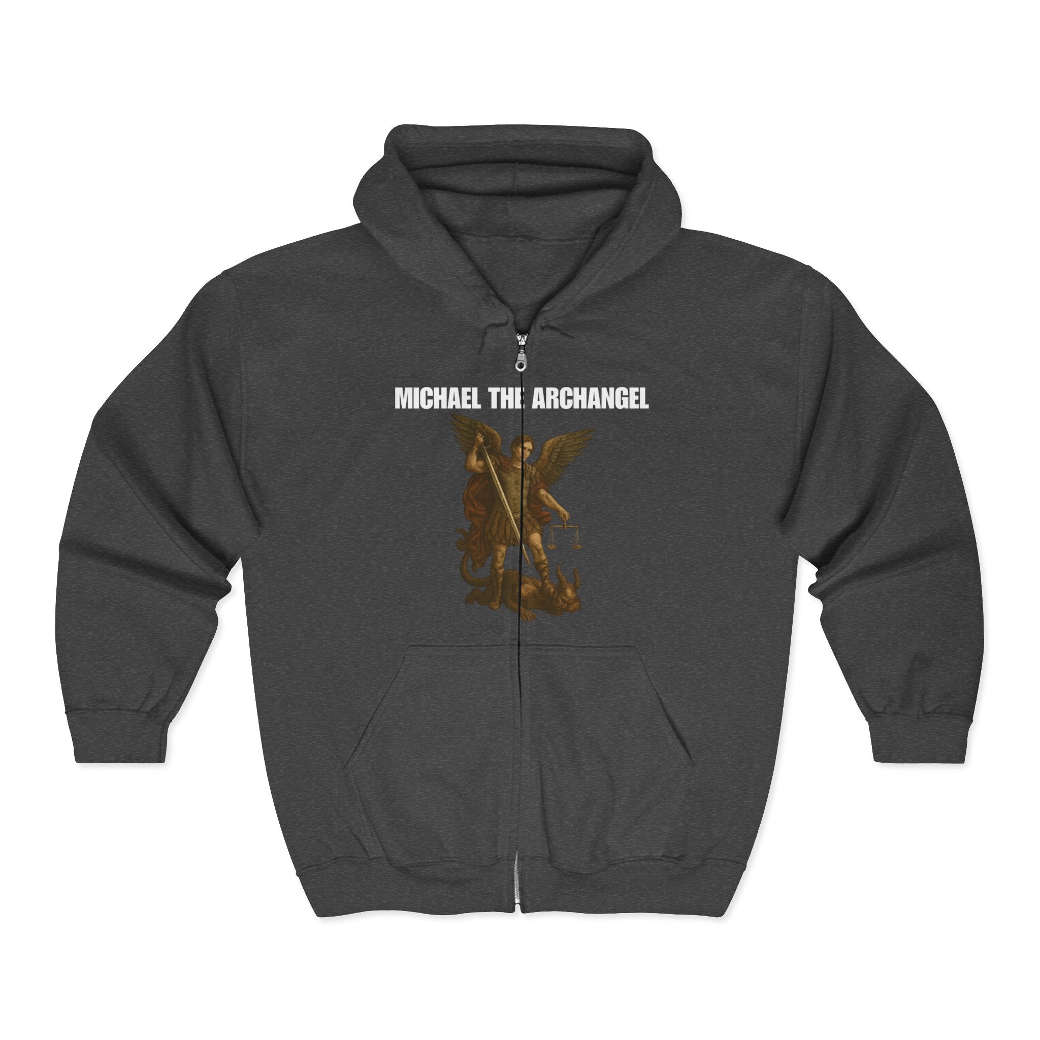 Michael The Arch Angel Full Zip Up Hoodie