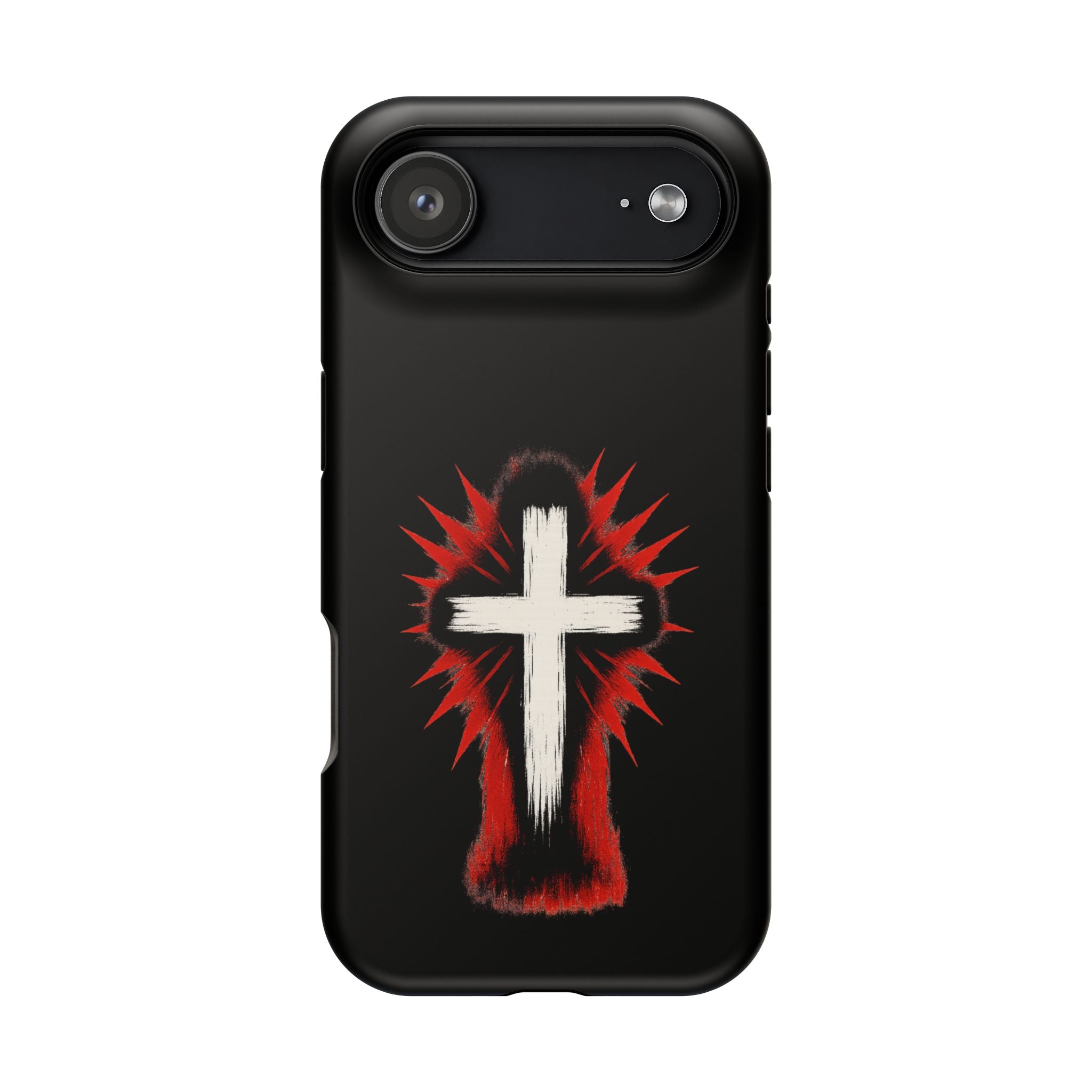 Crucifix Magnetic Impact Resistant Phone Case