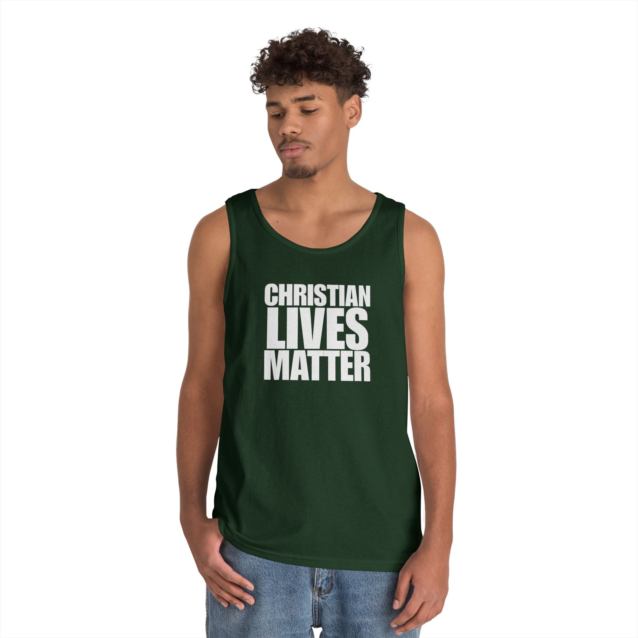Christian Lives Matter Heavy Cotton Tank Top