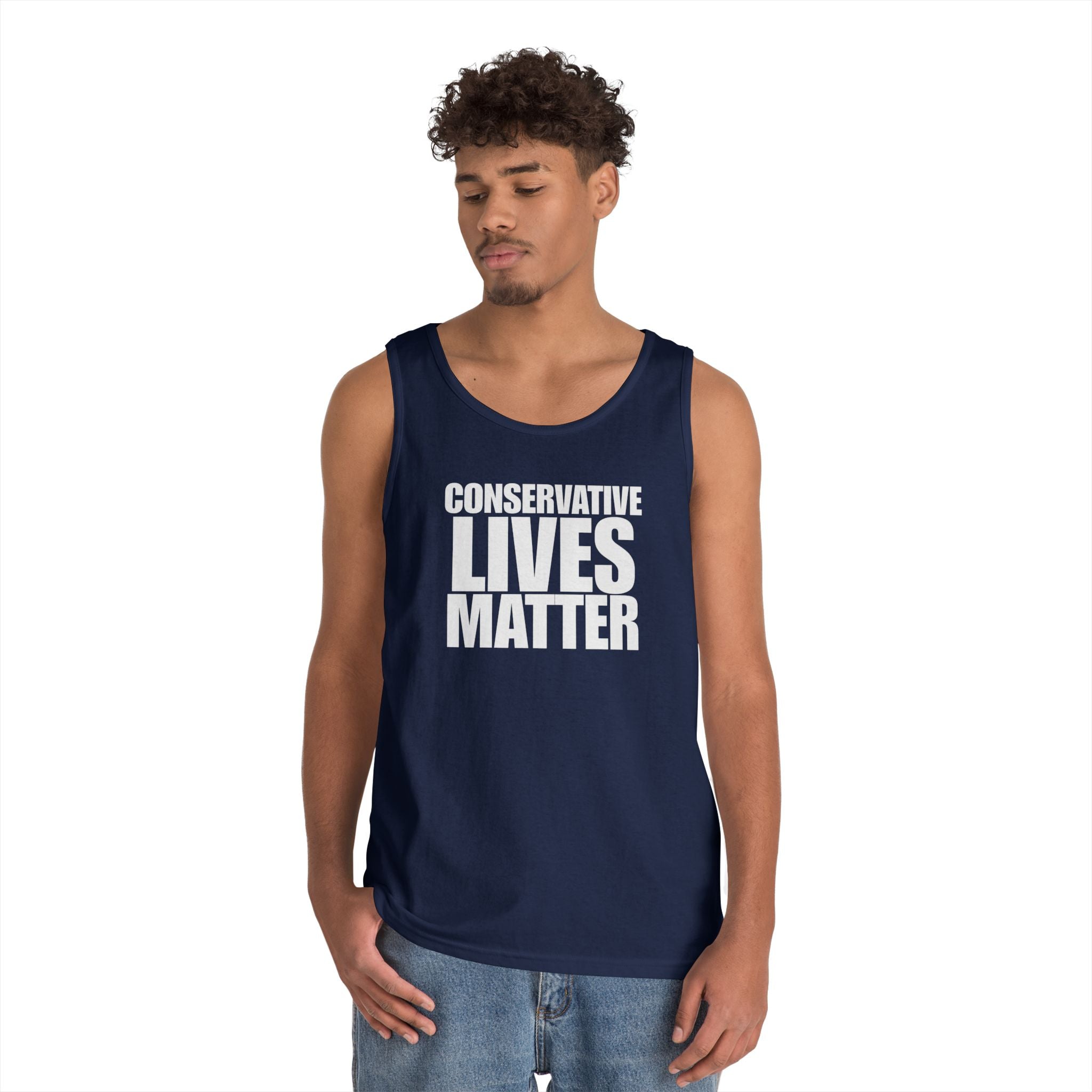 Conservative Lives Matter Heavy Cotton Tank Top