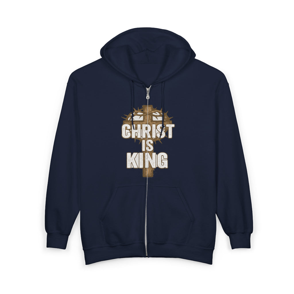 Christ is King Zip-Up Hoodie, Christ is King Sweatshirt