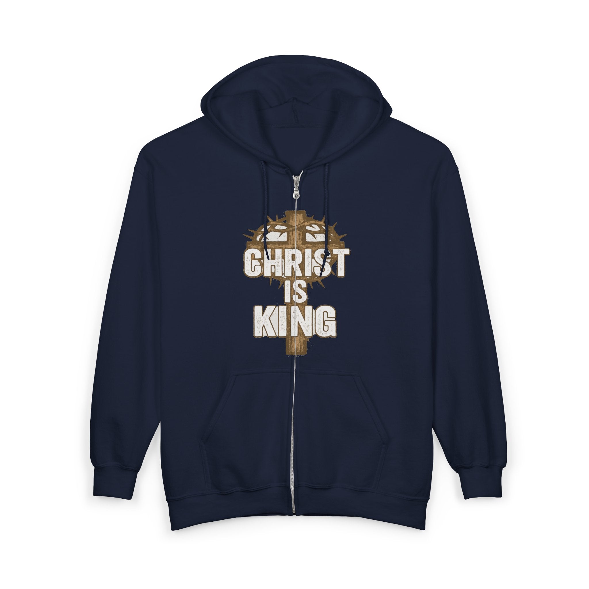 Christ is King Zip-Up Hoodie, Christ is King Sweatshirt