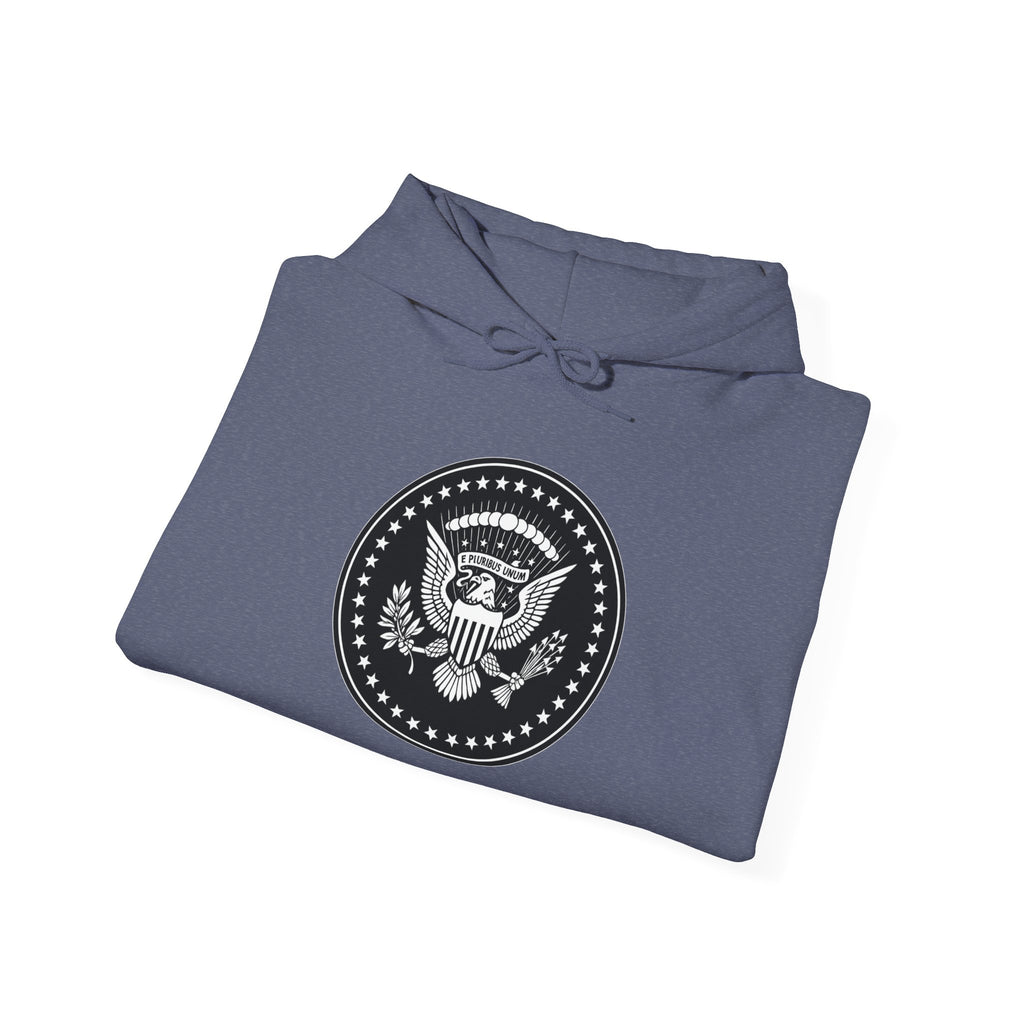 Presidential Seal American Eagle Graphic Pull Over Hoodie Sweatshirt