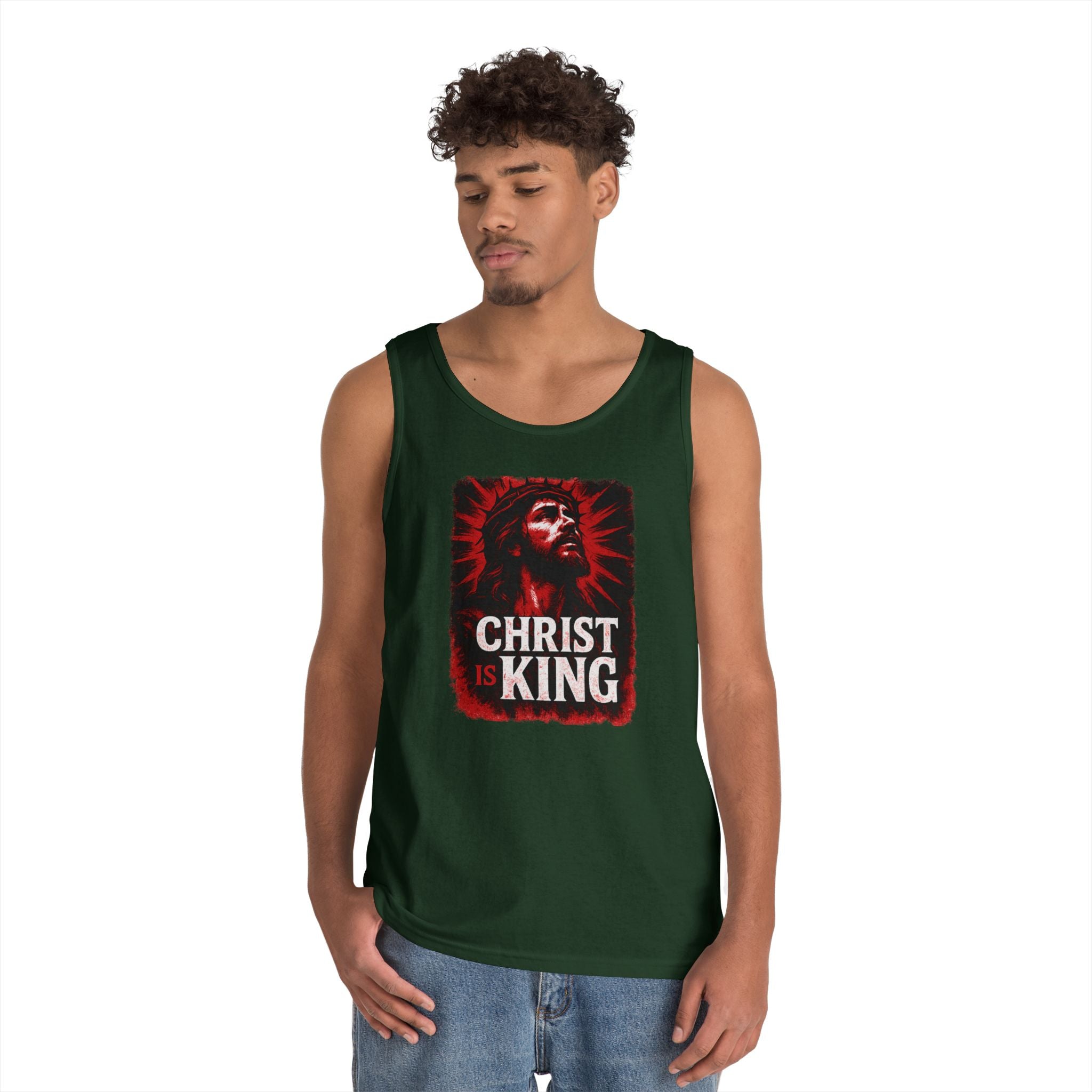 Christ is King Tank Top Alt Design
