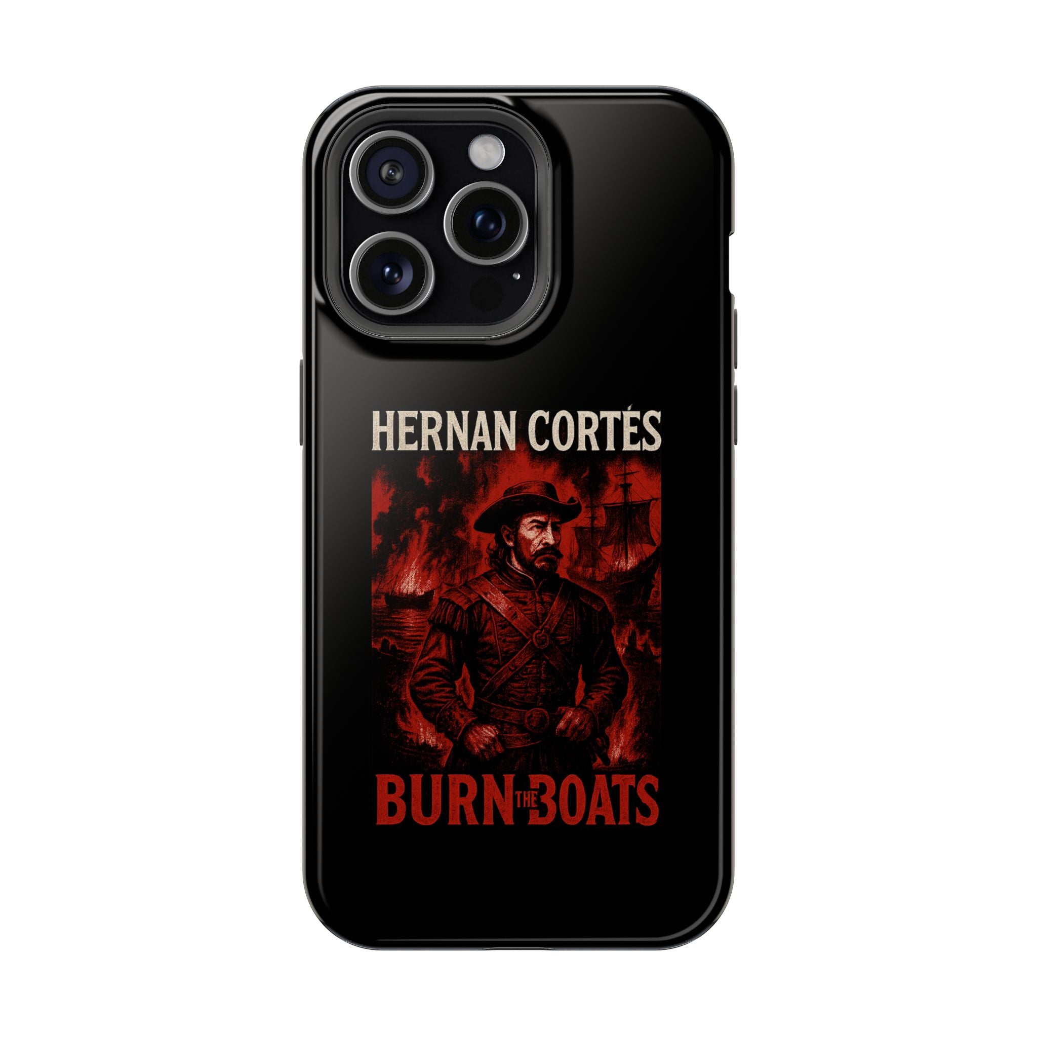 Hernan Cortes Impact-Resistant Magnetic Phone Case