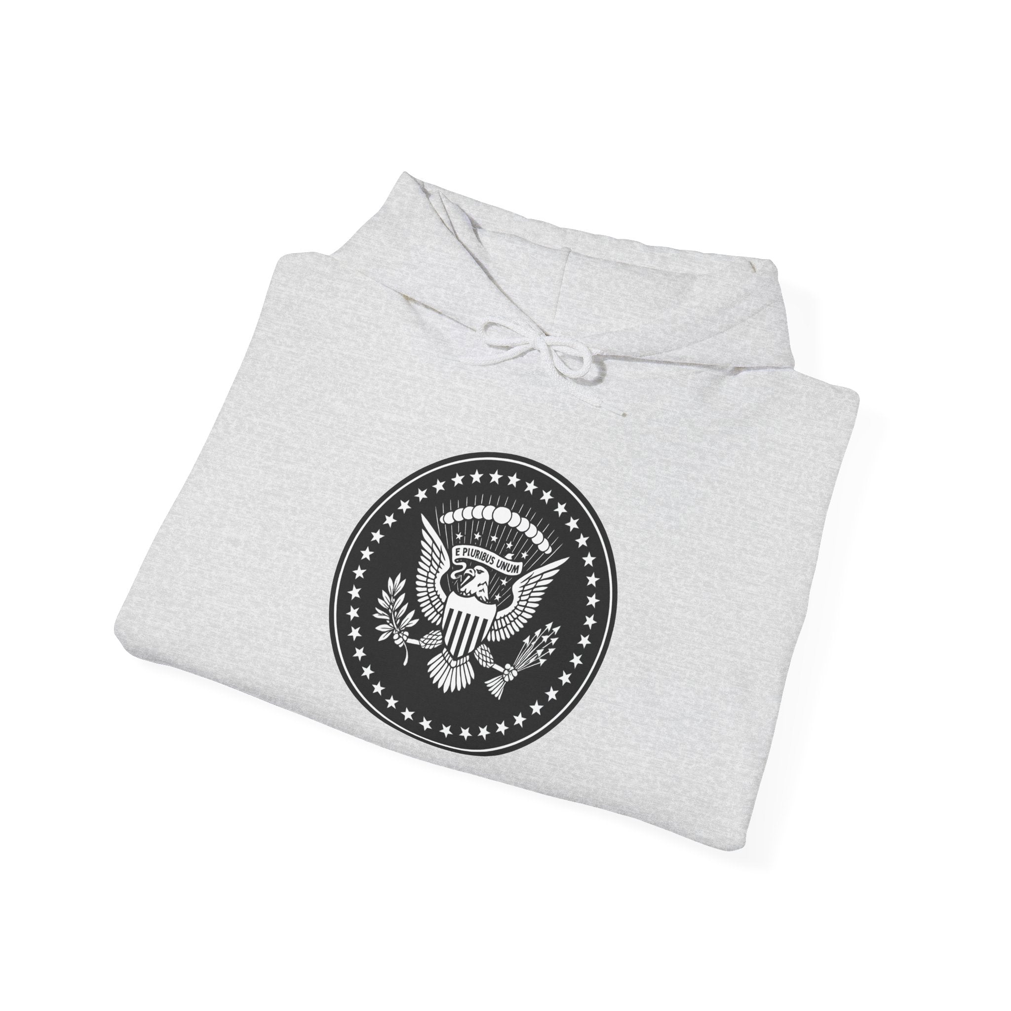 Presidential Seal American Eagle Graphic Pull Over Hoodie Sweatshirt