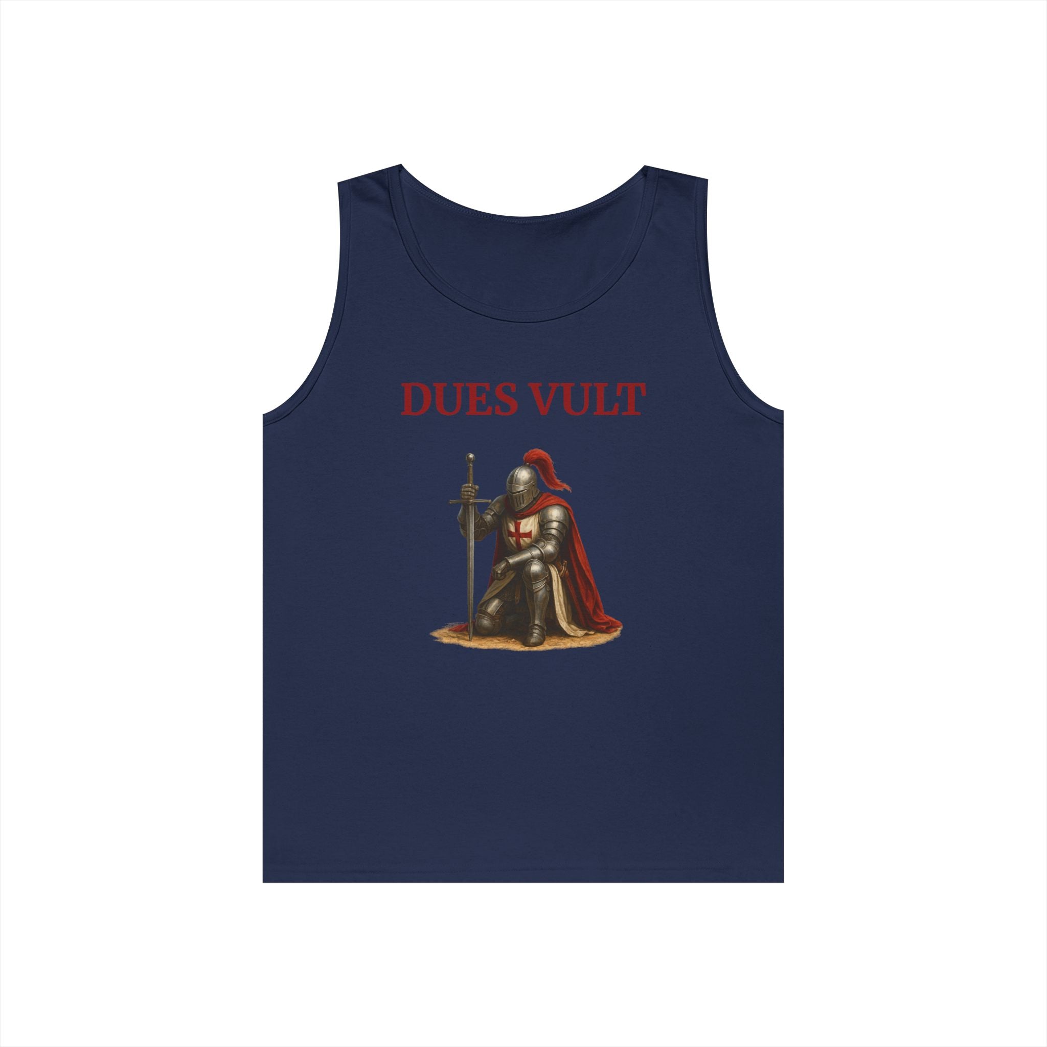 Knight-Inspired Dues Vult Crusader Tank Top
