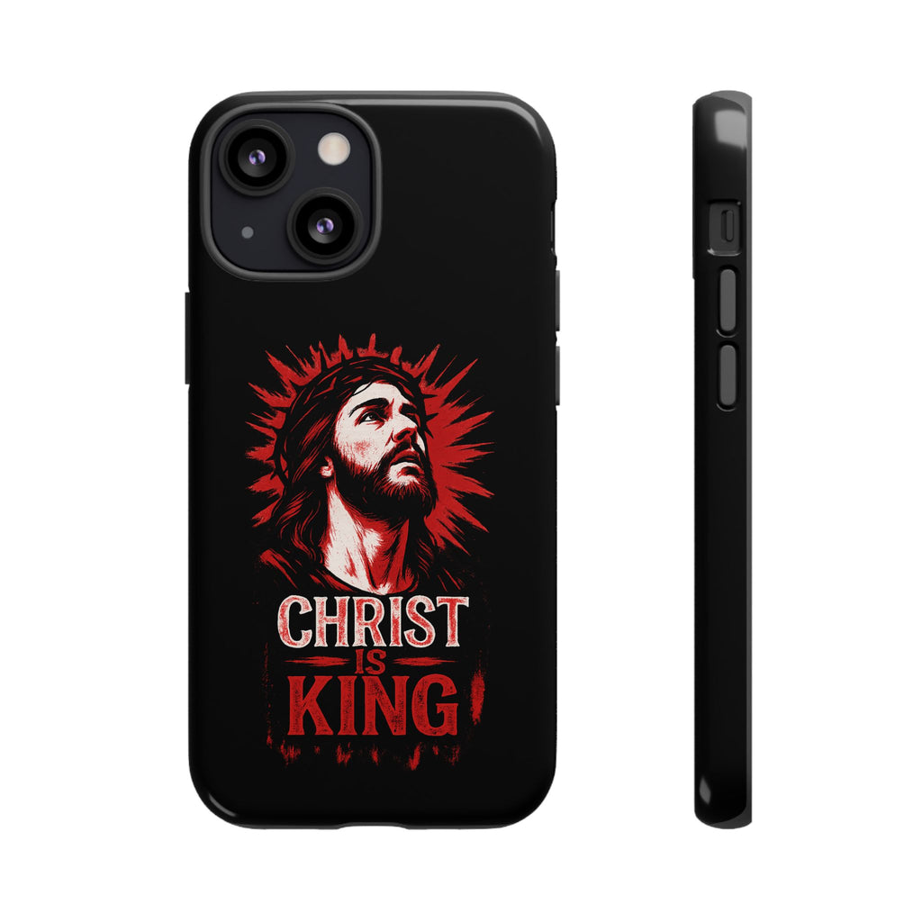 Christ is King Phone Case, Tough Phone Cover for Christian Faith