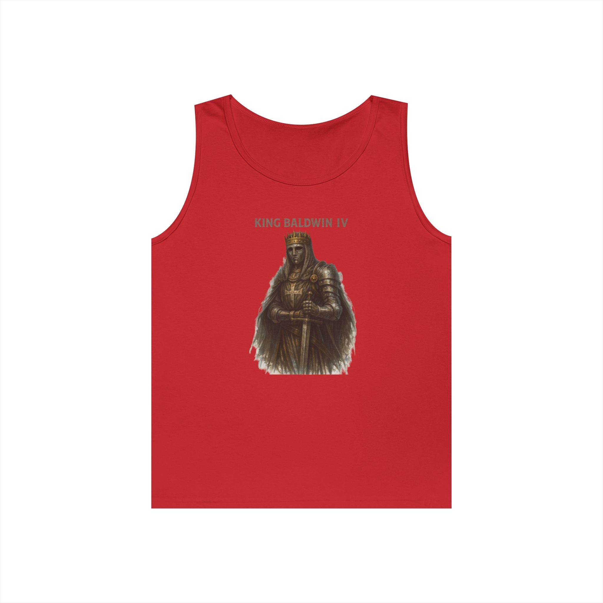 King Baldwin IV Unisex Heavy Cotton Tank Top