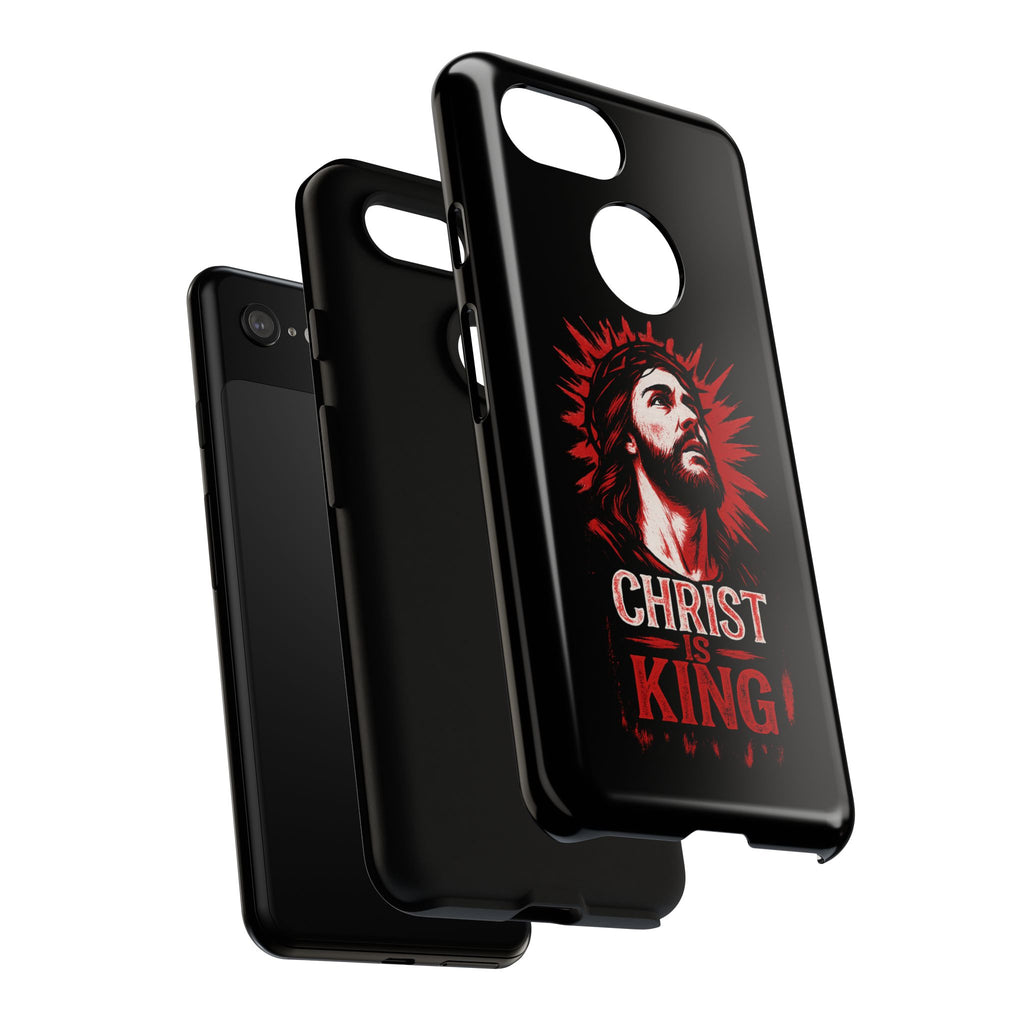 Christ is King Phone Case, Tough Phone Cover for Christian Faith
