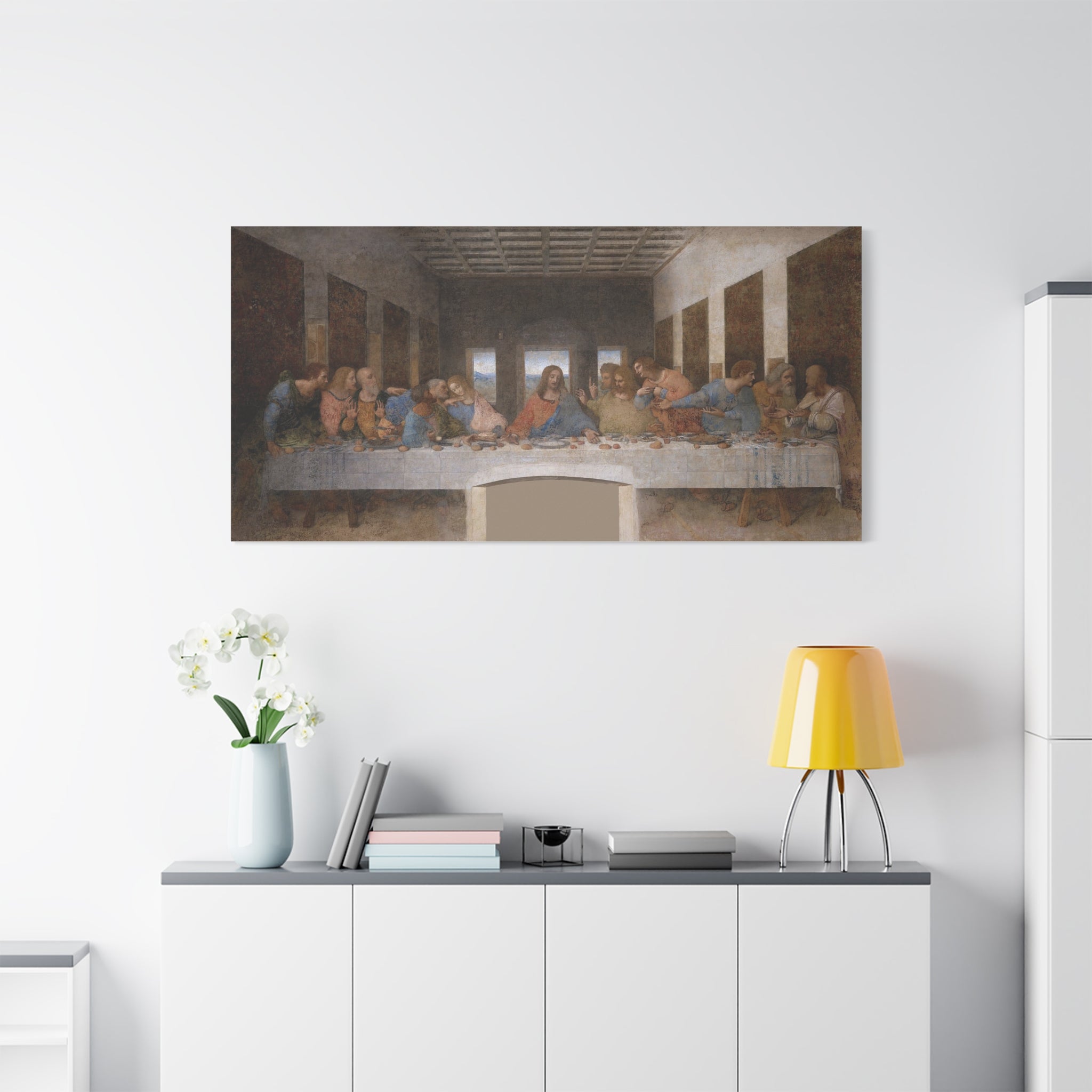 The Last Supper Canvas Religious Wall Art Print, Matte Canvas, Home Decoration, Gift for Art Lovers
