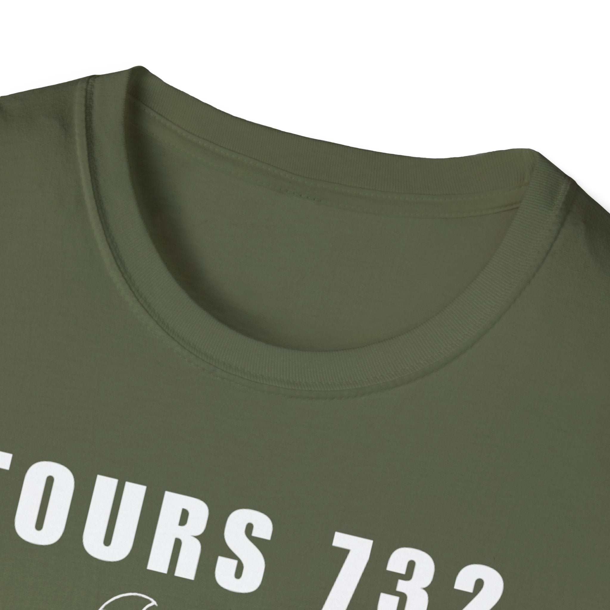 Tours 732 Charles "The Hammer" Martel "TOURS 732" Text Graphic Unisex Softstyle T-Shirt