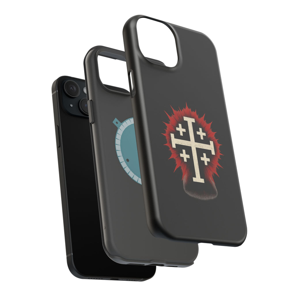 Cross Graphic Impact-Resistant Magnetic Phone Case