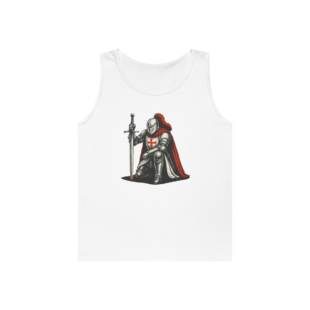 Crusader Knight Unisex Heavy Cotton Tank Top