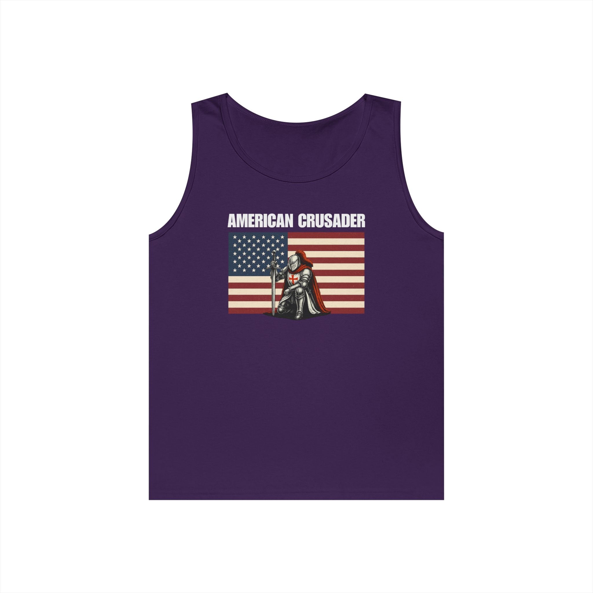 American Crusader Alt Color Design Heavy Cotton Tank Top