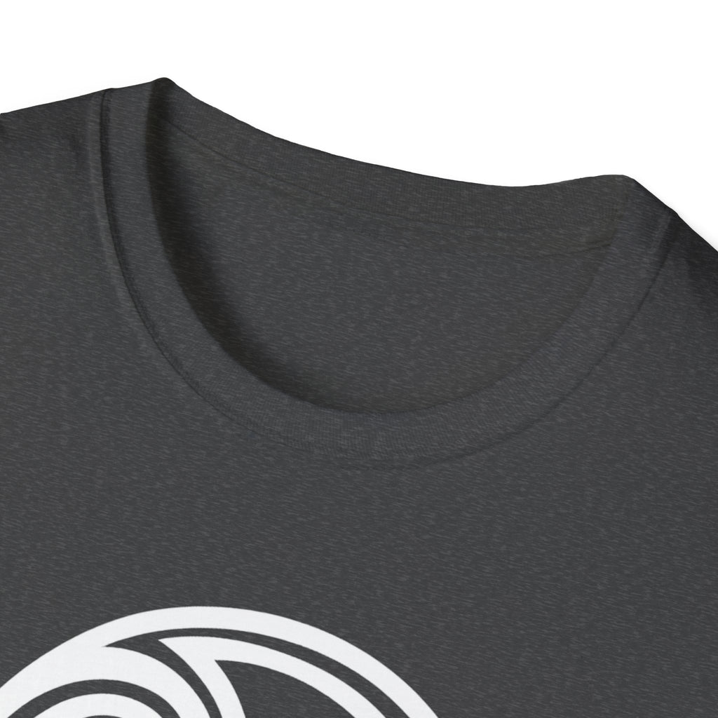Triskele Trinity Symbol White Design Softstyle T-Shirt