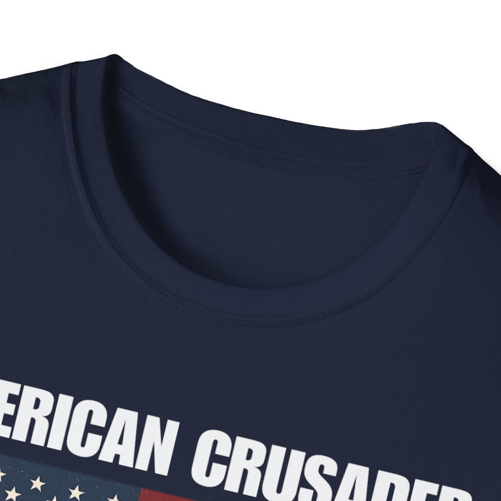 American Crusader Alt Color Design Softstyle Cotton T-Shirt