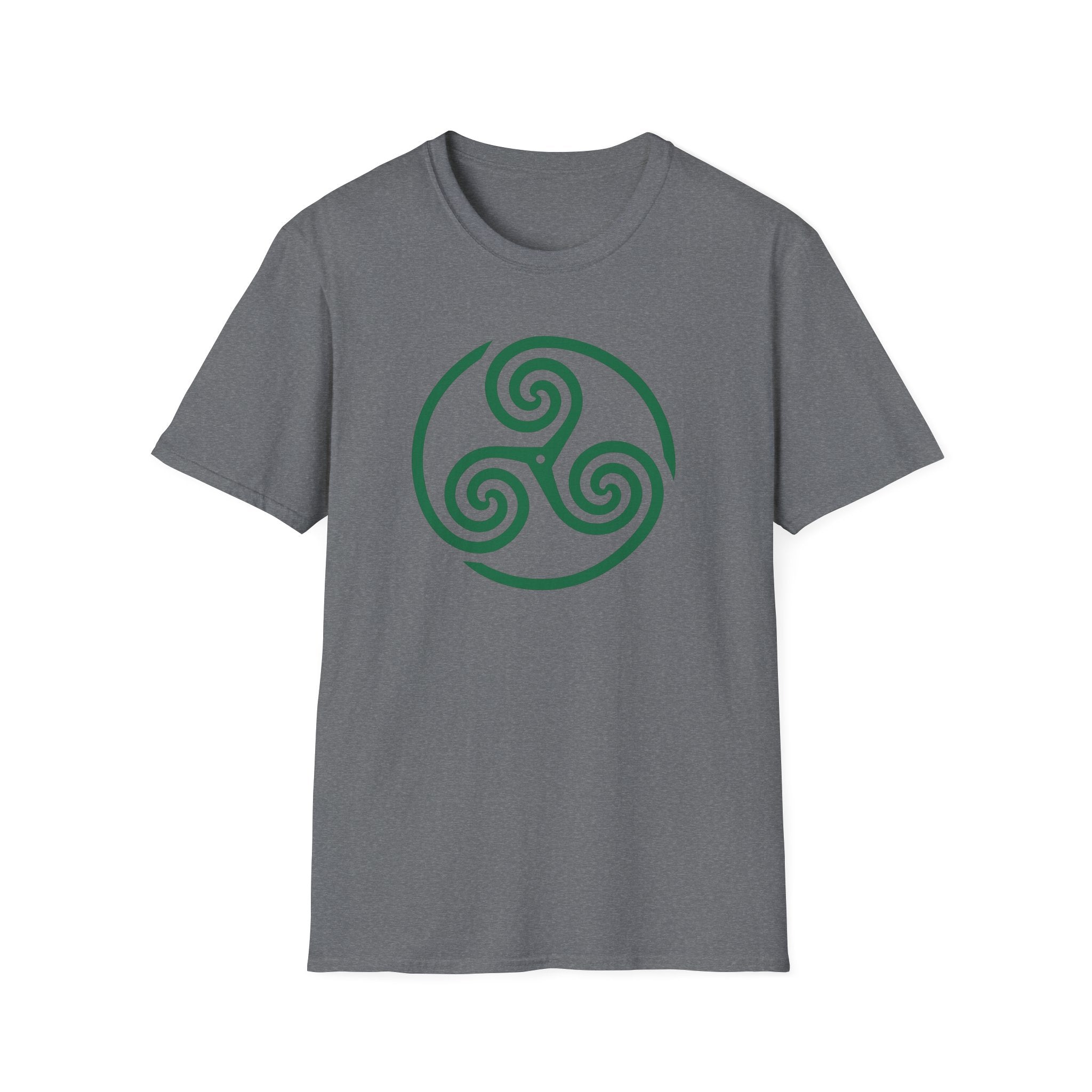 Celtic Spiral Triskele Symbol Alt Design White T-Shirt