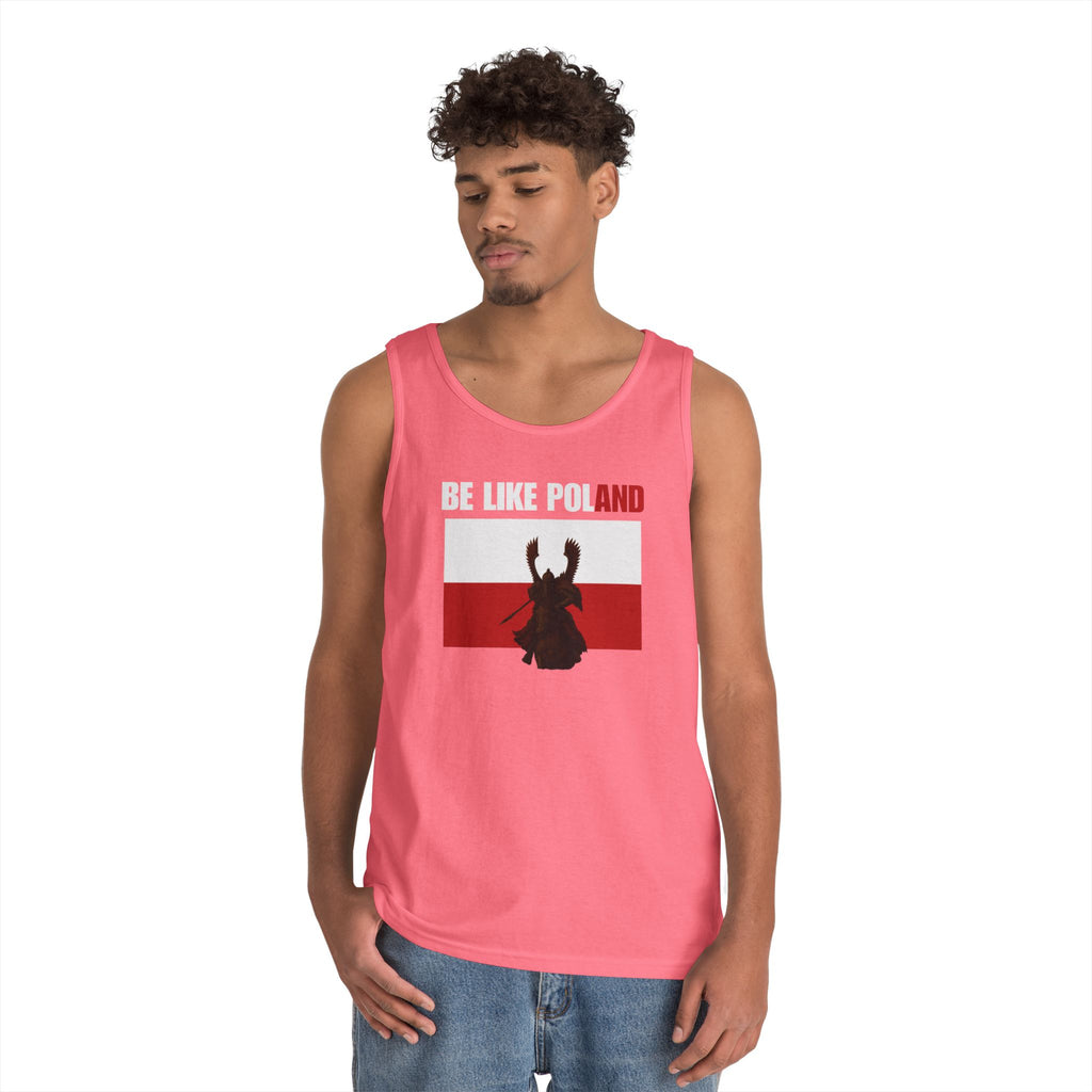 Be Like Poland Winged Hussar Heavy Cotton Tank Top