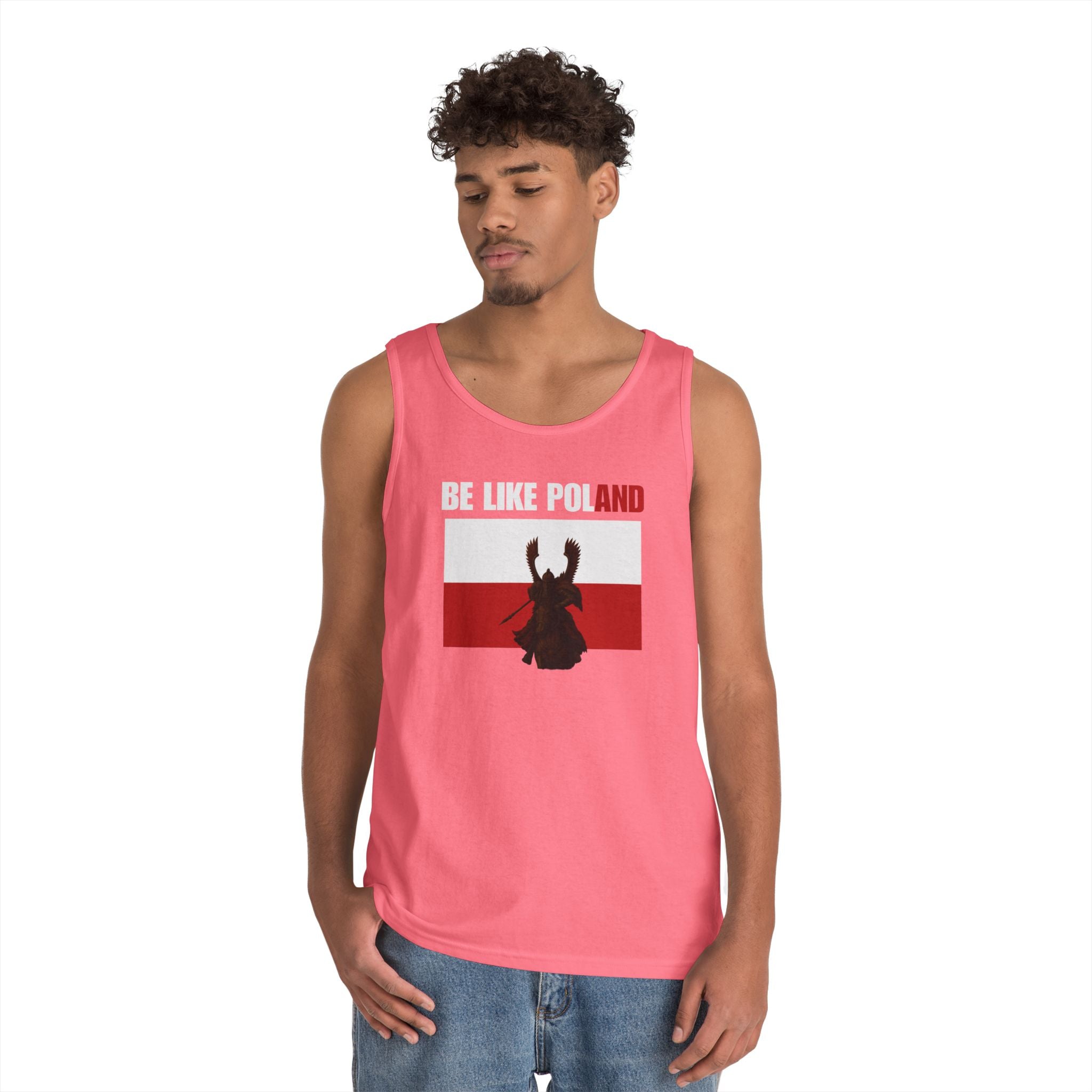 Be Like Poland Winged Hussar Heavy Cotton Tank Top