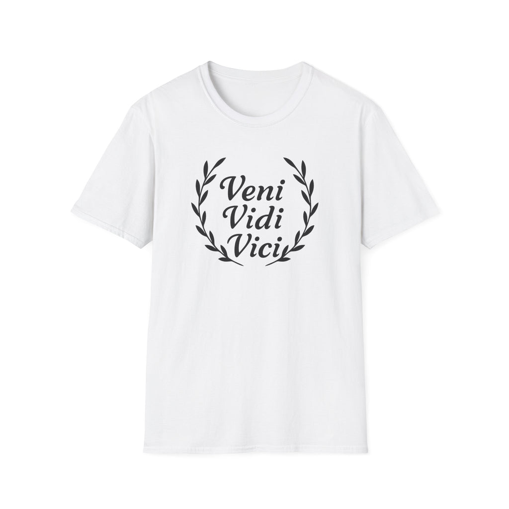 Veni Vidi Vici Black Design T-Shirt