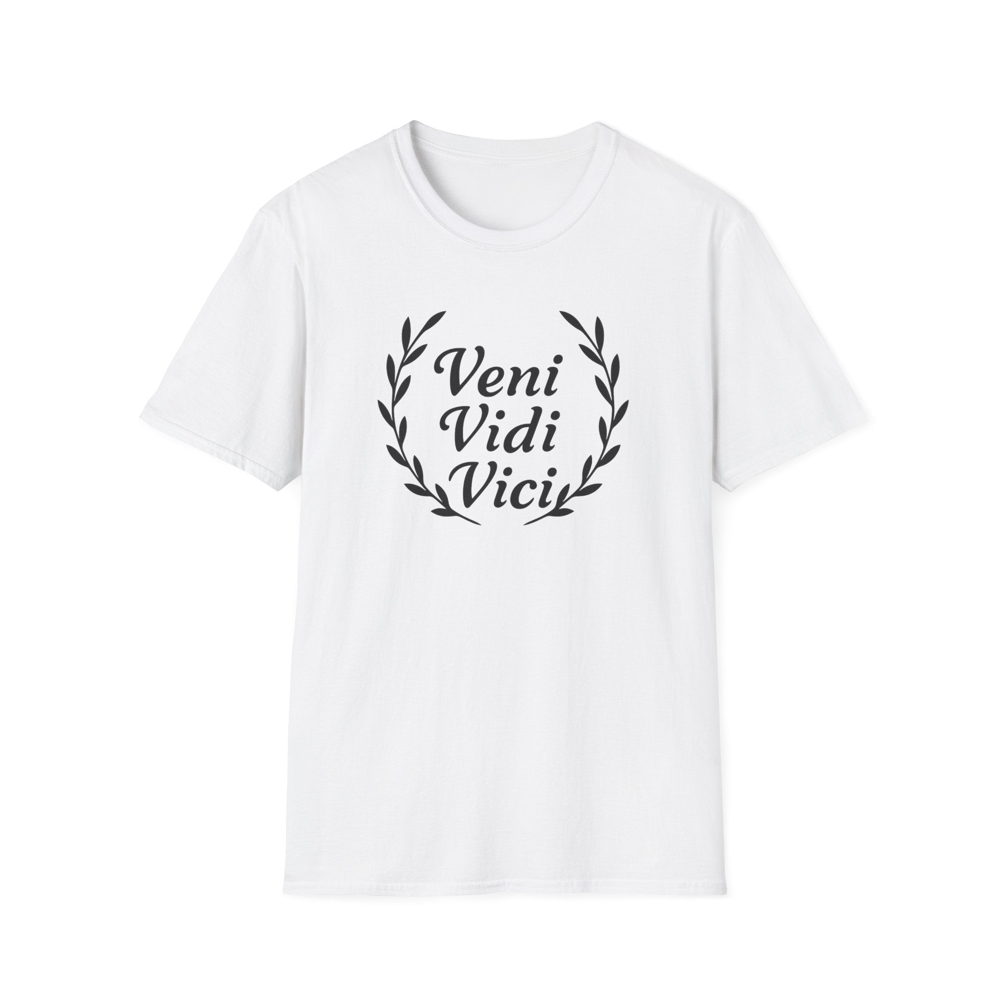 Veni Vidi Vici Black Design T-Shirt