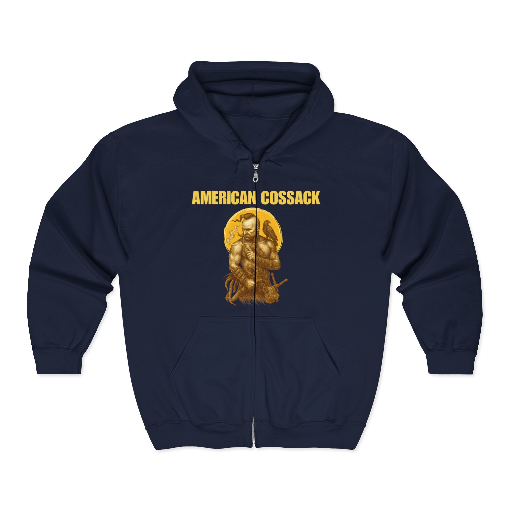 American Cossack Alt Design 2 Full Zip Hoodie