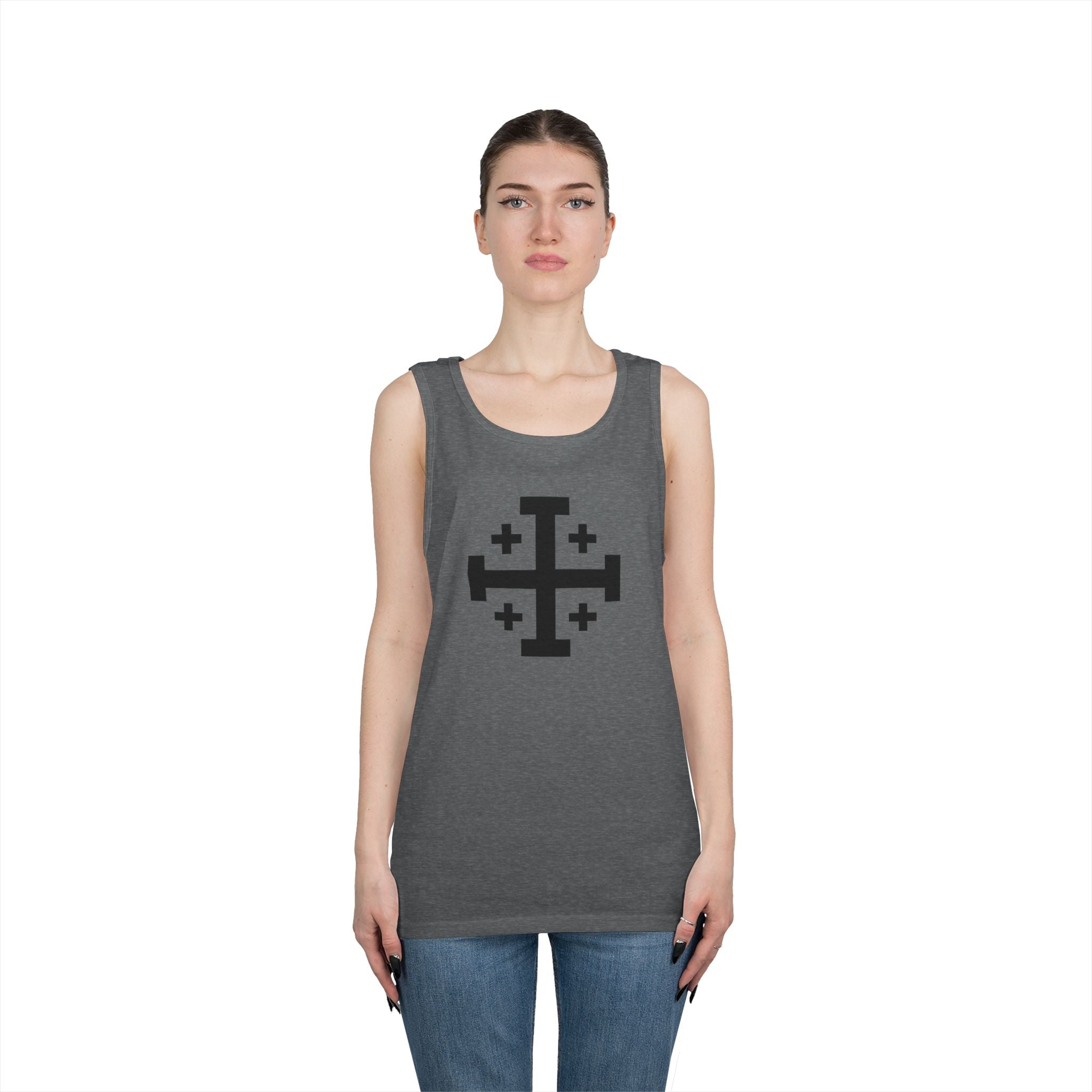 Cross of Jerusalem Unisex Graphic Tank Top
