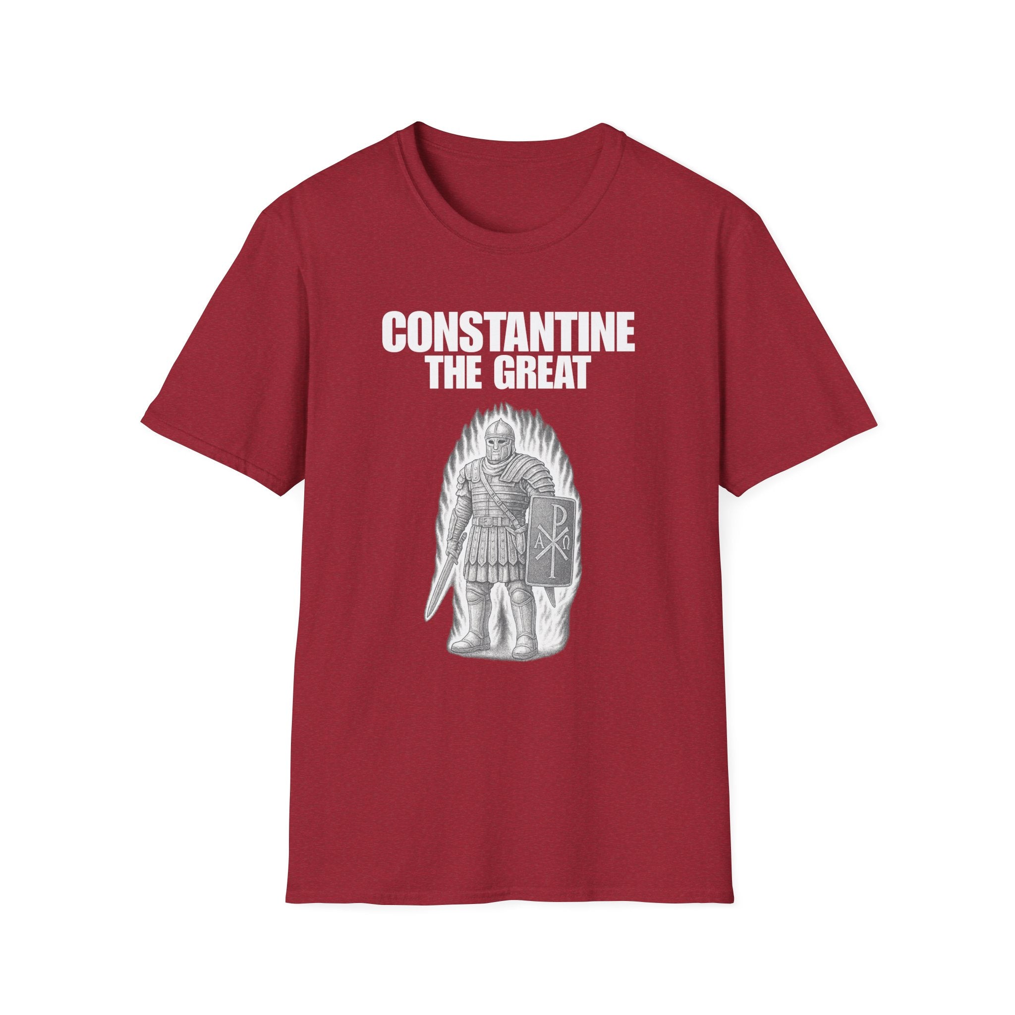 Constantine the Great White Design Unisex Softstyle T-Shirt