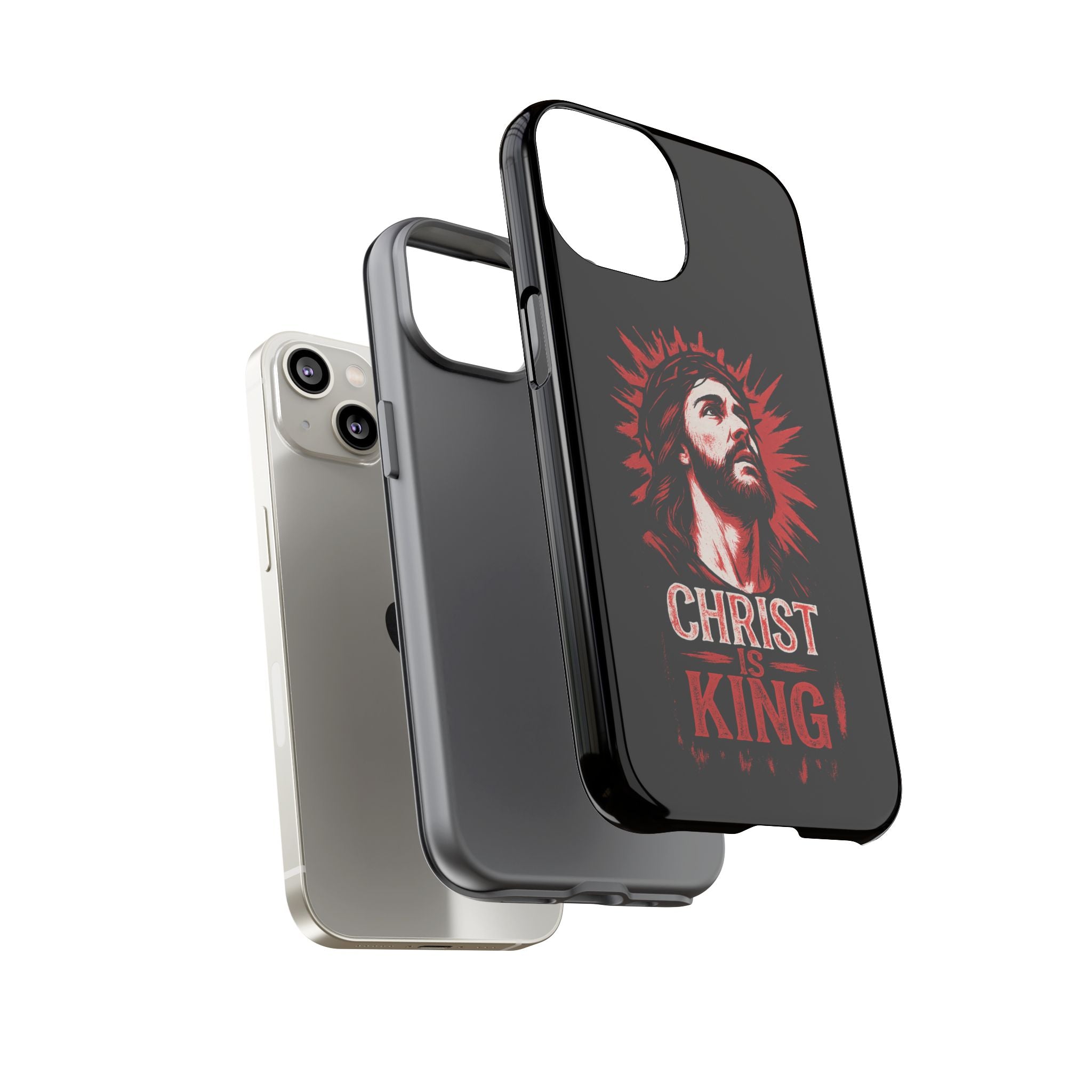 Christ is King Phone Case, Tough Phone Cover for Christian Faith