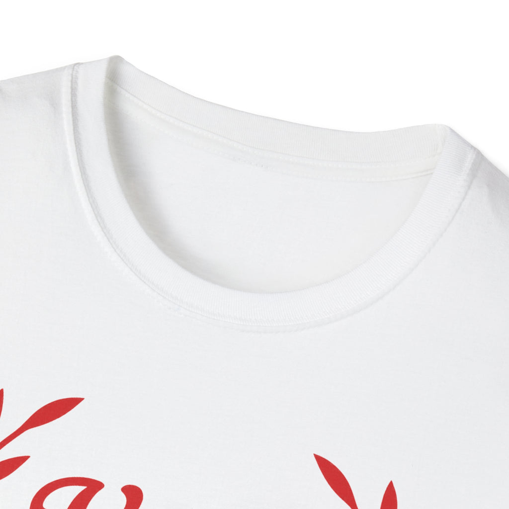 Veni Vidi Vici Light Red Design Softstyle Cotton T-Shirt