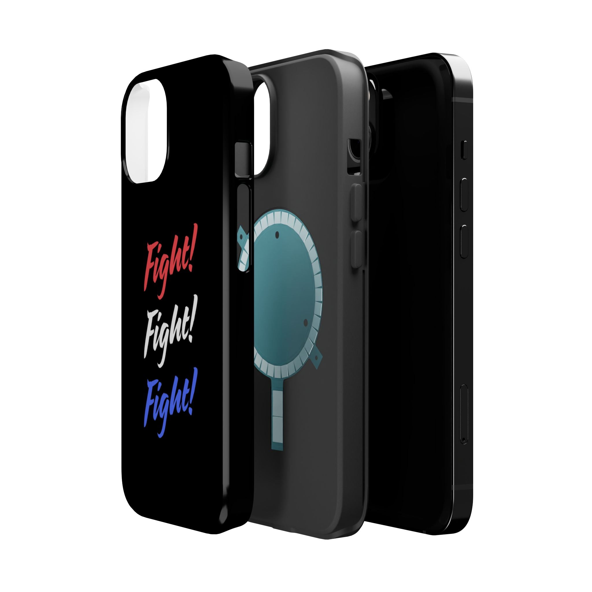 Magnetic Phone Cases, Motivational Phone Cover, Fight! Fight! Fight! Case, Personalized Phone Accessory, Unique Gift for Fighters