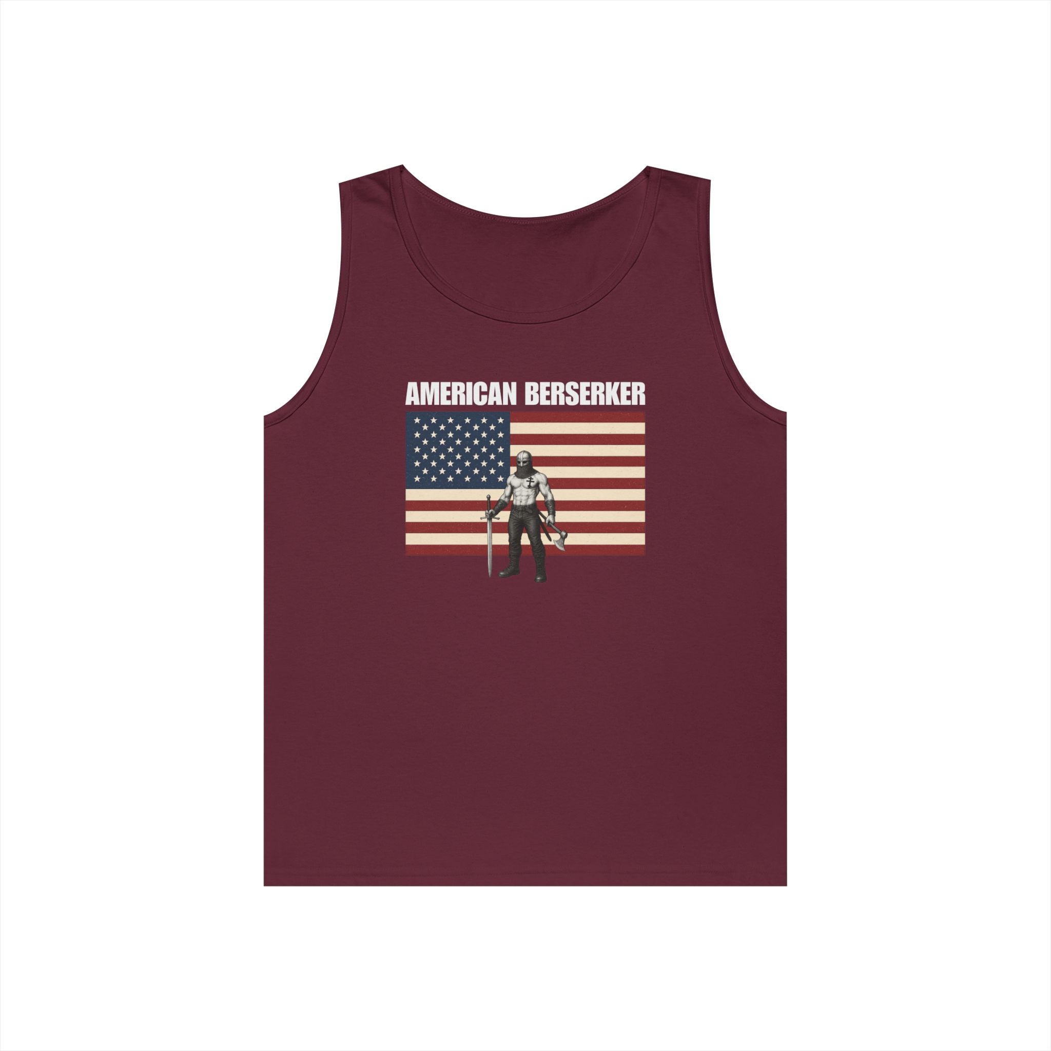 Bold American Berserker Heavy Cotton Tank Top