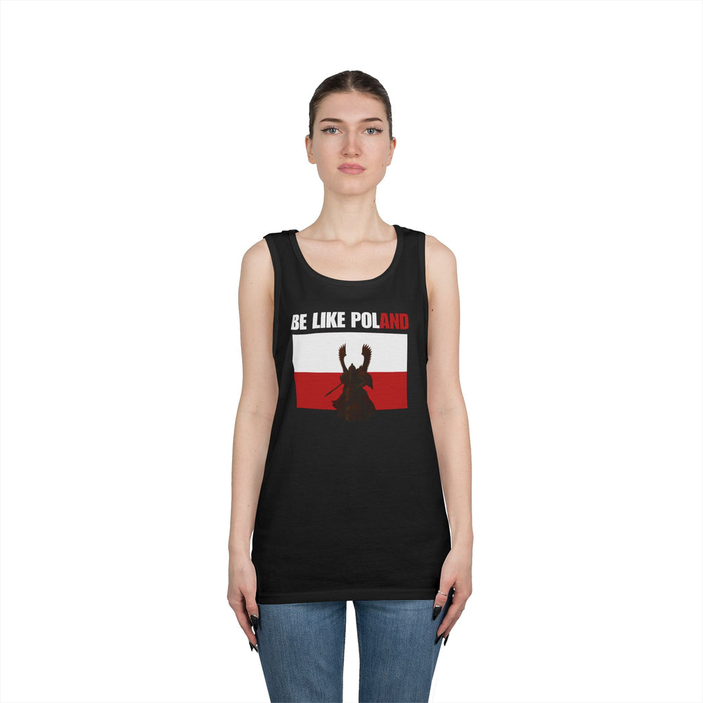 Be Like Poland Winged Hussar Heavy Cotton Tank Top