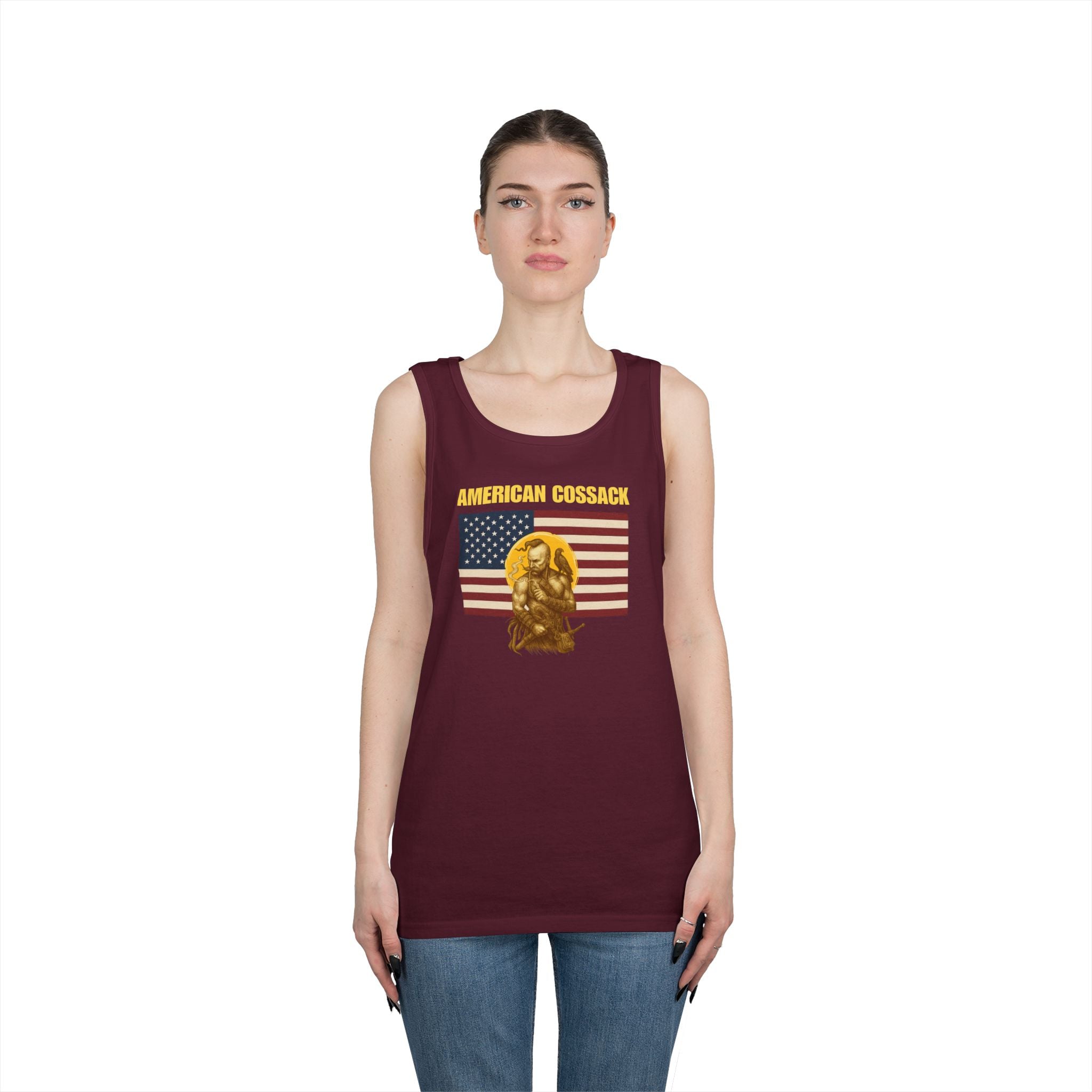 American Cossack Heavy Cotton Tank Top