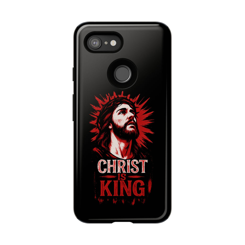 Christ is King Phone Case, Tough Phone Cover for Christian Faith