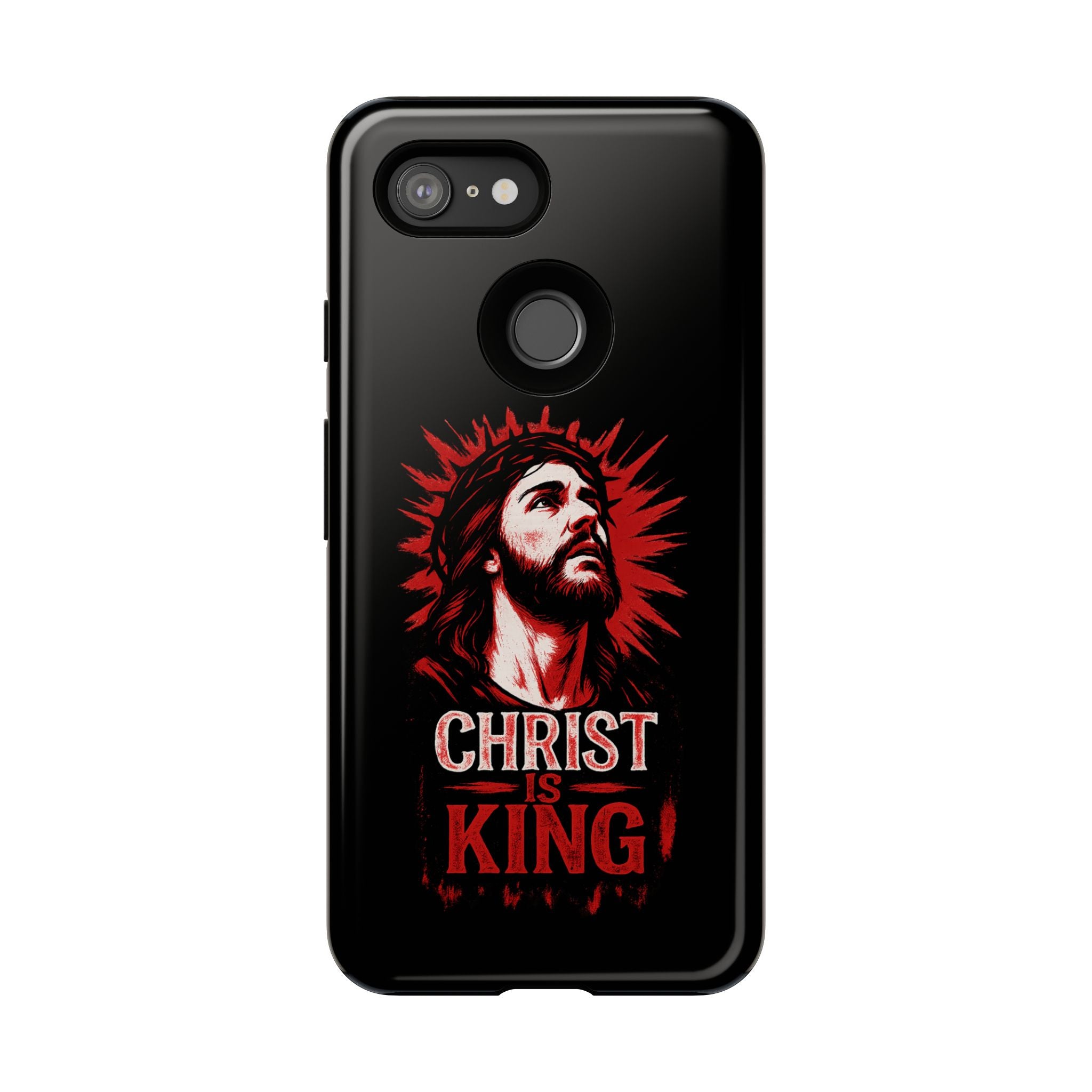 Christ is King Phone Case, Tough Phone Cover for Christian Faith