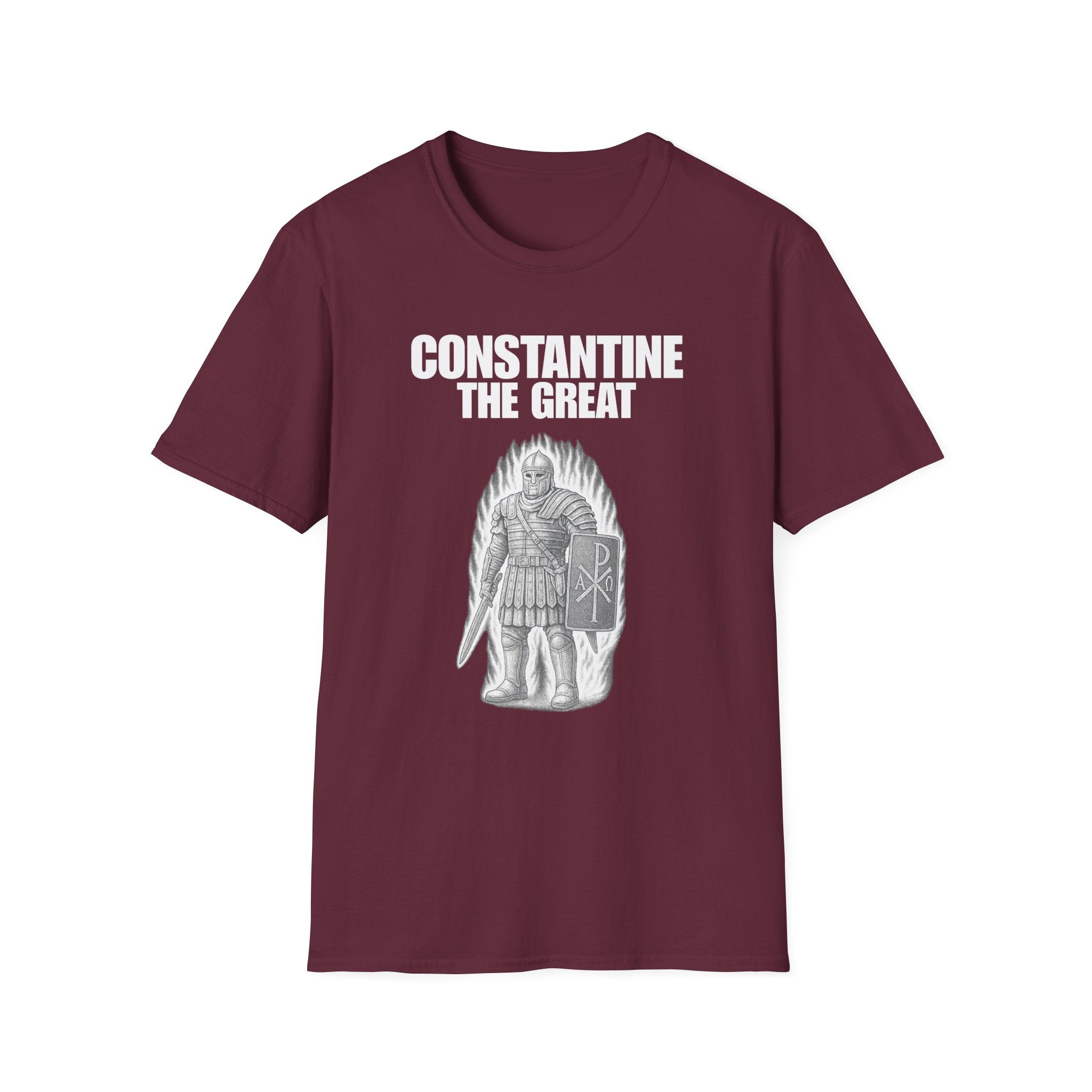 Constantine the Great White Design Unisex Softstyle T-Shirt