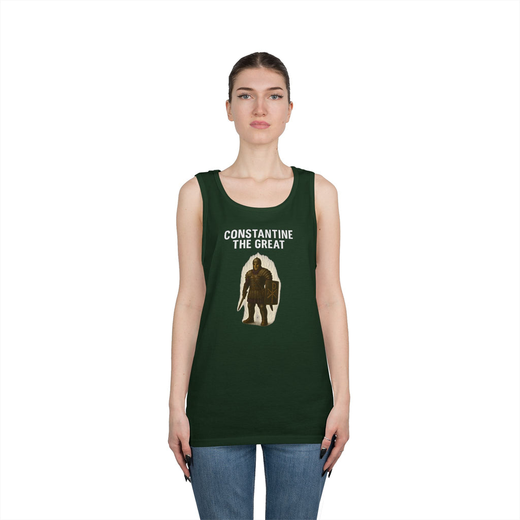 Constantine the Great Alt Design Heavy Cotton Tank Top