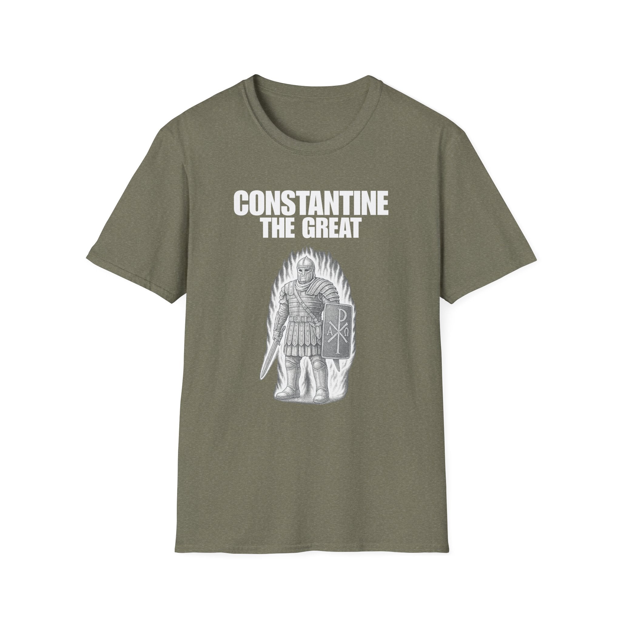 Constantine the Great White Design Unisex Softstyle T-Shirt