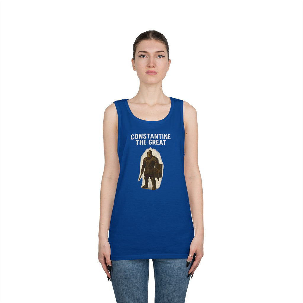 Constantine the Great Alt Design Heavy Cotton Tank Top