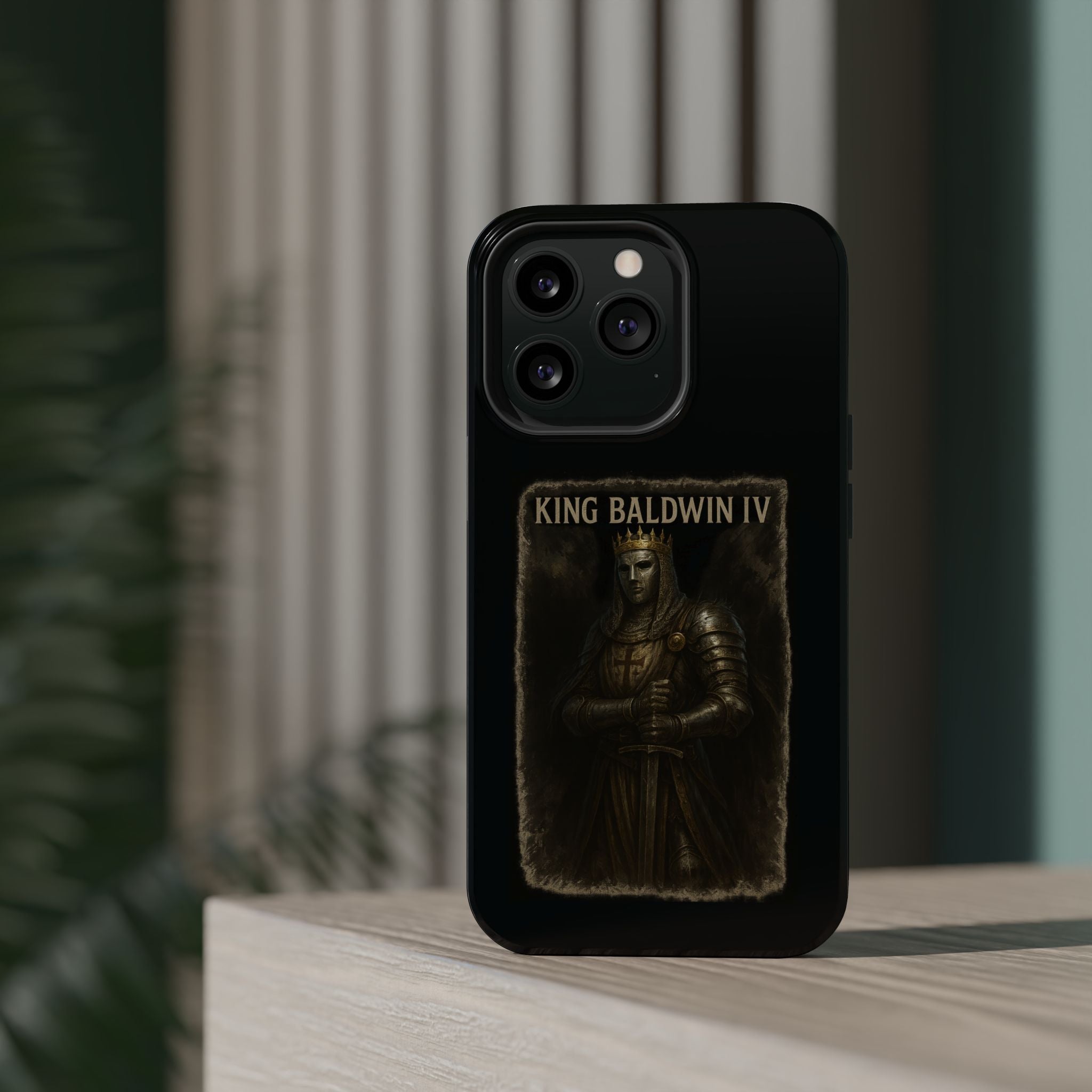 King Baldwin IV Impact-Resistant Magnetic Phone Case